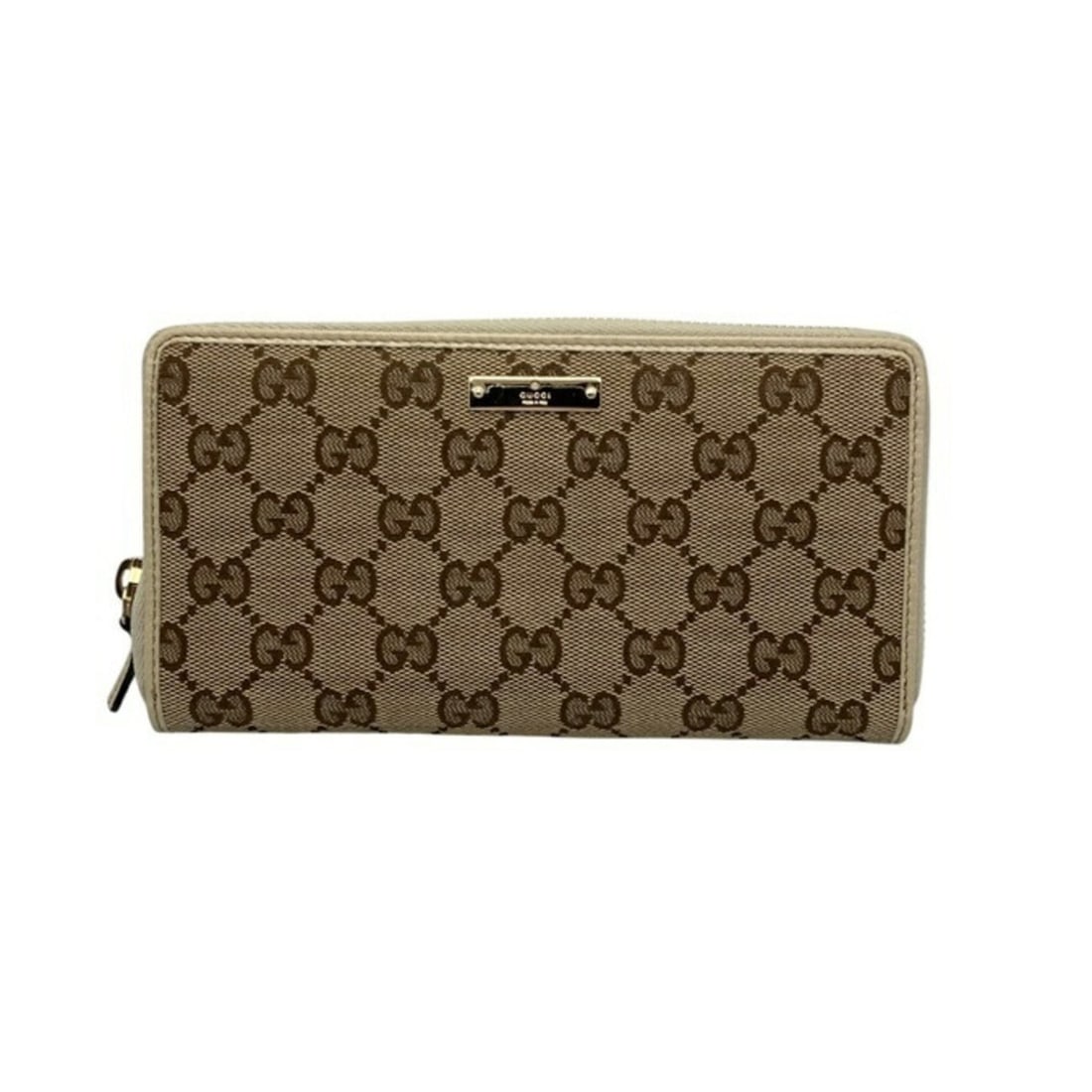 GUCCI GG Canvas Round Long Wallet 112724 D4 (1 of 10)