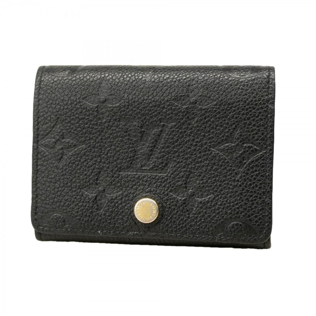 Louis Vuitton Monogram Empreinte Card Holder, Envelope Carte de Visite, M58456, Noir, Men's/Women's: --- Catalog ---Category: DesignType: Business card caseColor: NoirGender: Men,WomenCategory: GeneralMPN: M58456Brand: Louis VuittonCategory: Physical PropertiesSize (HxWxD): 8cm x 10.5cm x 1.5cm / 3.1