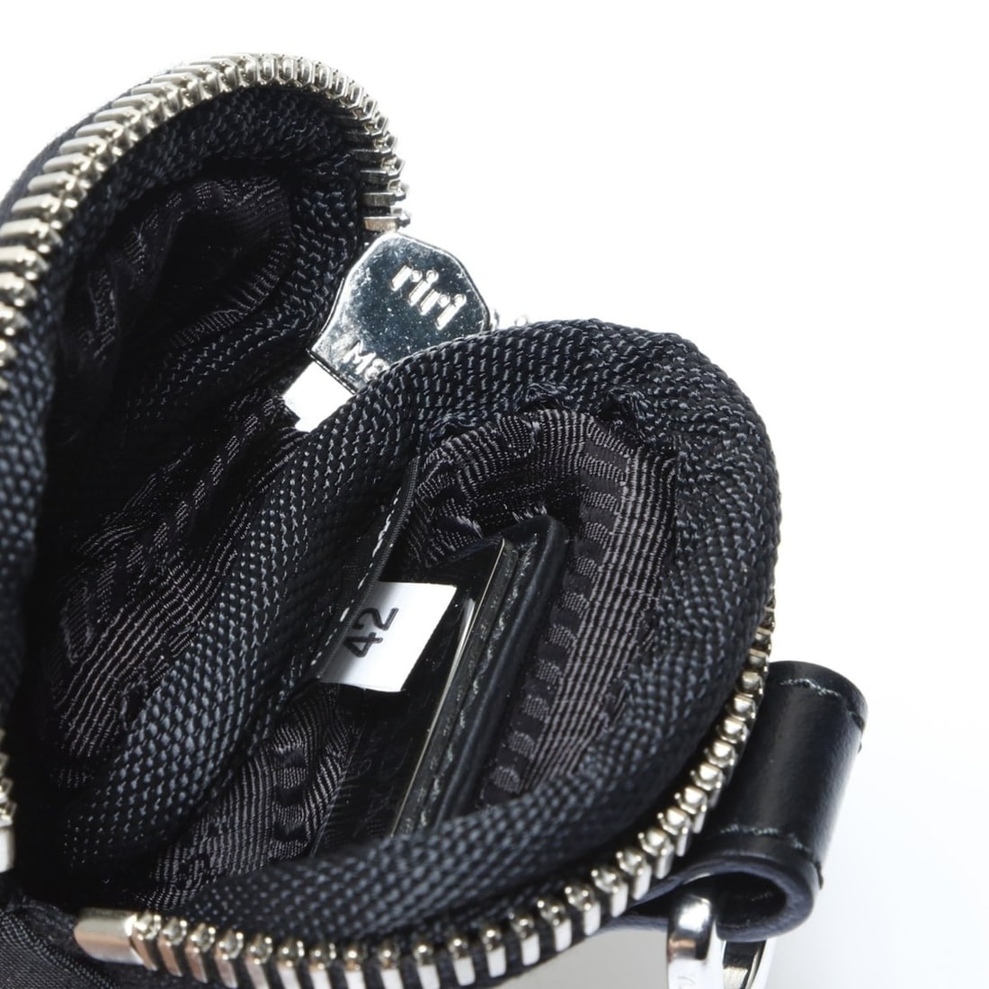 Prada PRADA Nylon Mini Pouch Black - 11