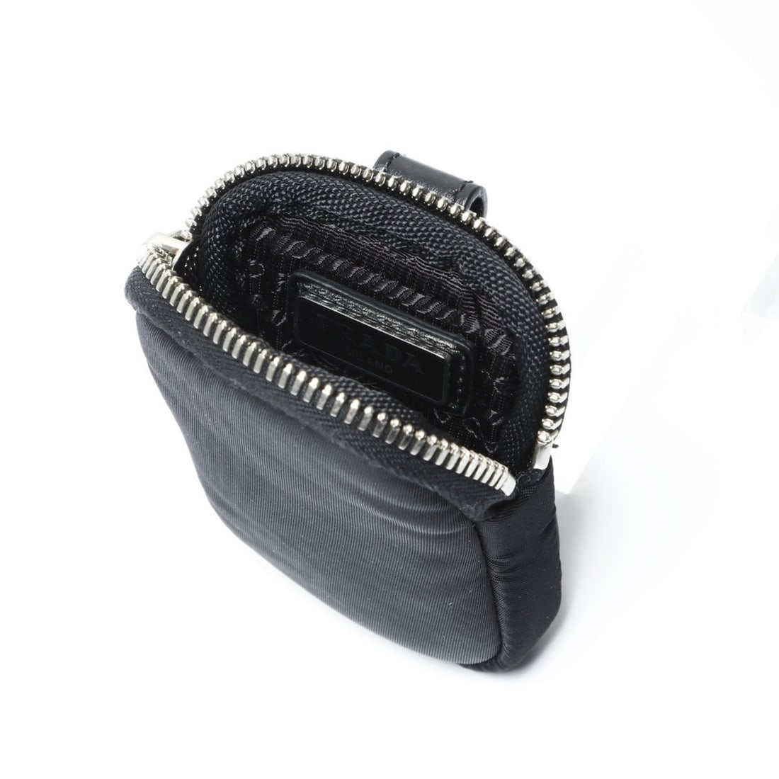 Prada PRADA Nylon Mini Pouch Black - 12