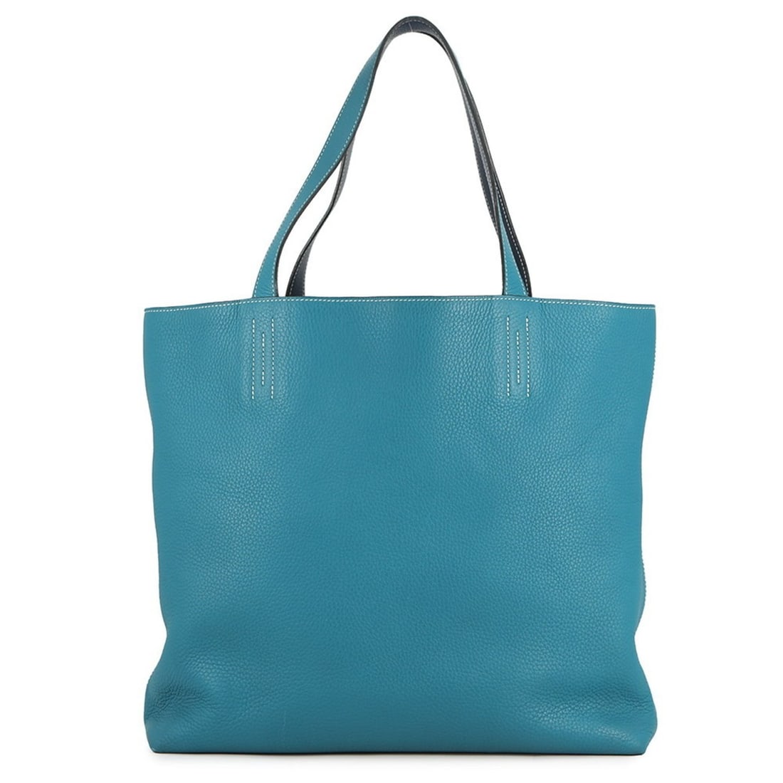 Hermes Hermès Double Sens 45 Tote Bag, Blue Izmir/Blue Saphir, Taurillon Clemence Leather, ?R (1 of 13)