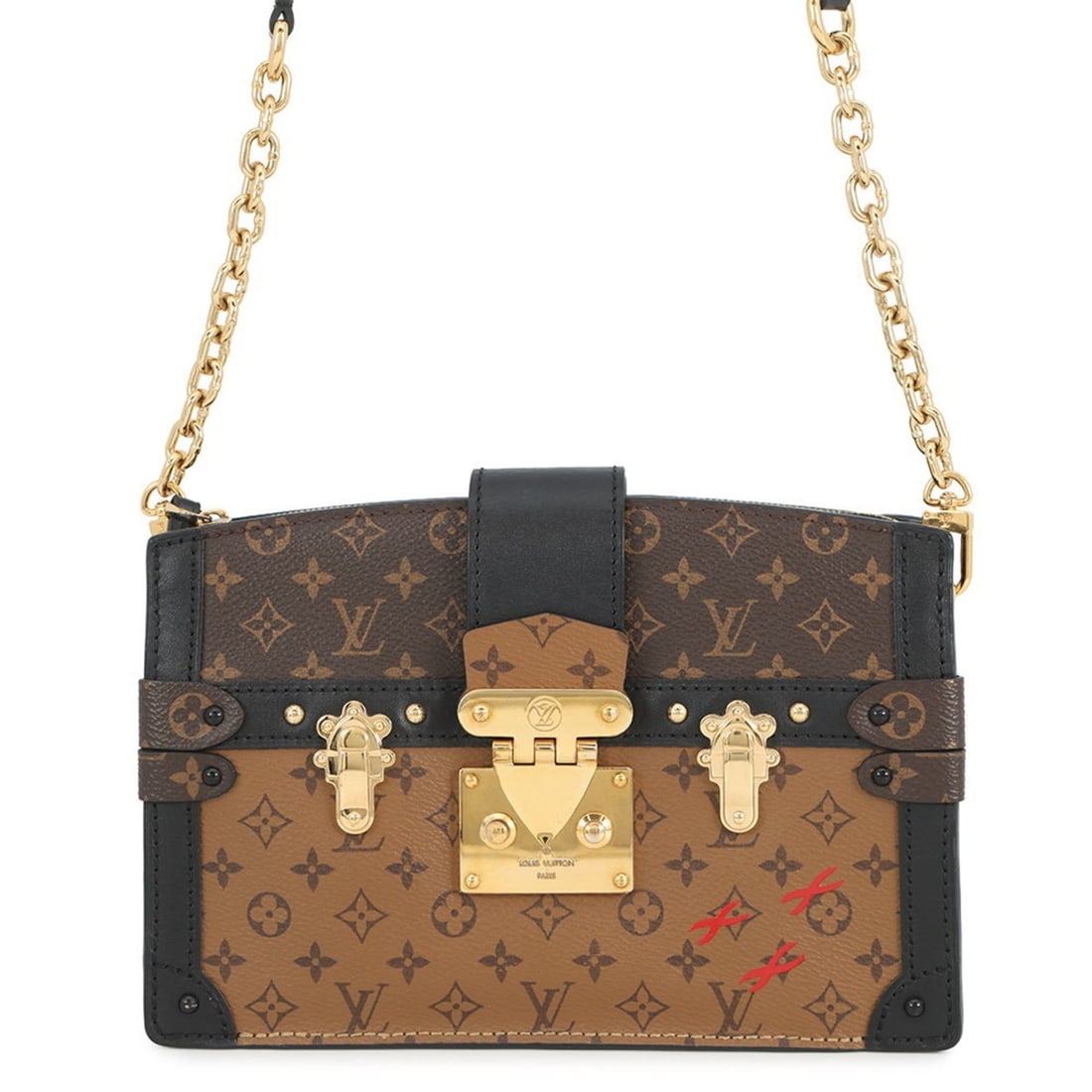 Louis Vuitton Monogram Reverse Shoulder Bag Trunk Clutch M43596 LOUIS VUITTON (1 of 17)