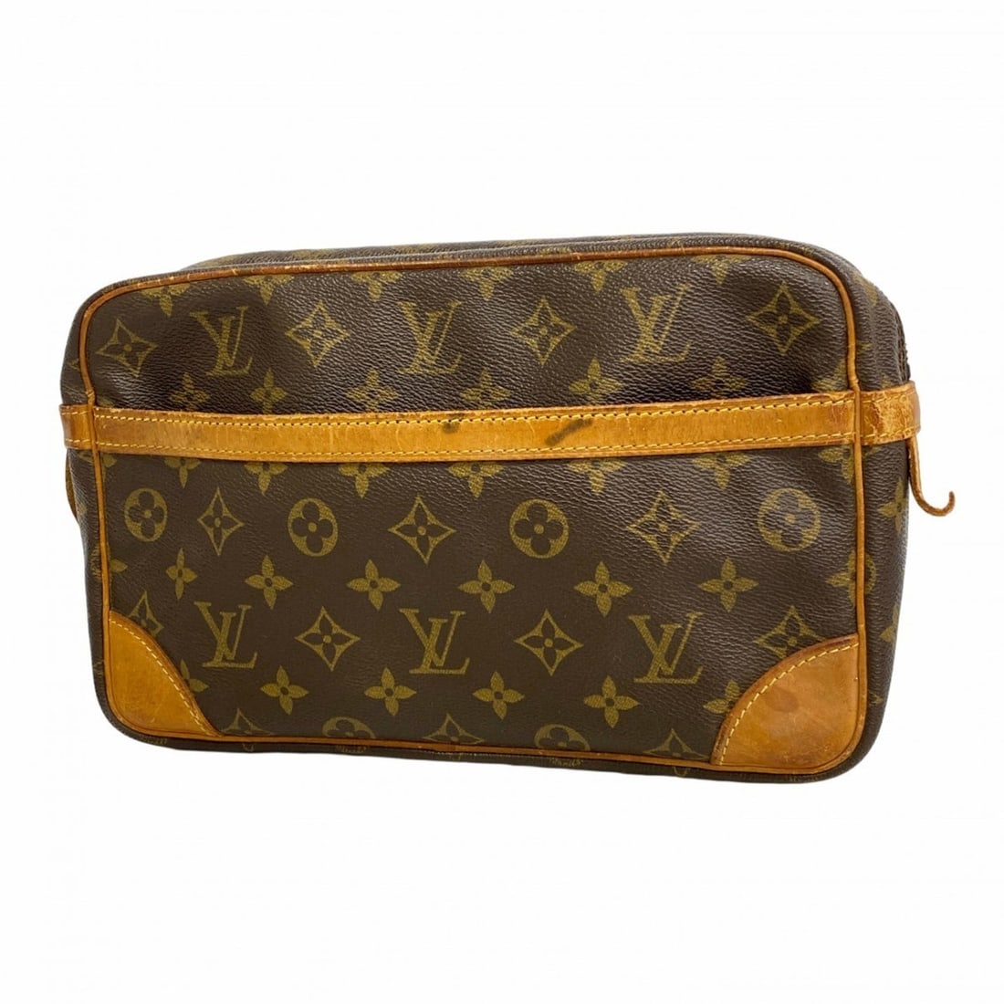 Louis Vuitton Monogram Compiègne 28 Clutch Bag M51845 Brown Men's/Women's: --- Catalog ---Category: SizeSize (HxWxD): 17cm x 28cm x 6.5cm / 6.69'' x 11.02'' x 2.55''Category: DesignType: Clutch bagColor: BrownGender: Men,WomenCategory: GeneralMPN: M51845Brand: Louis Vuitton-