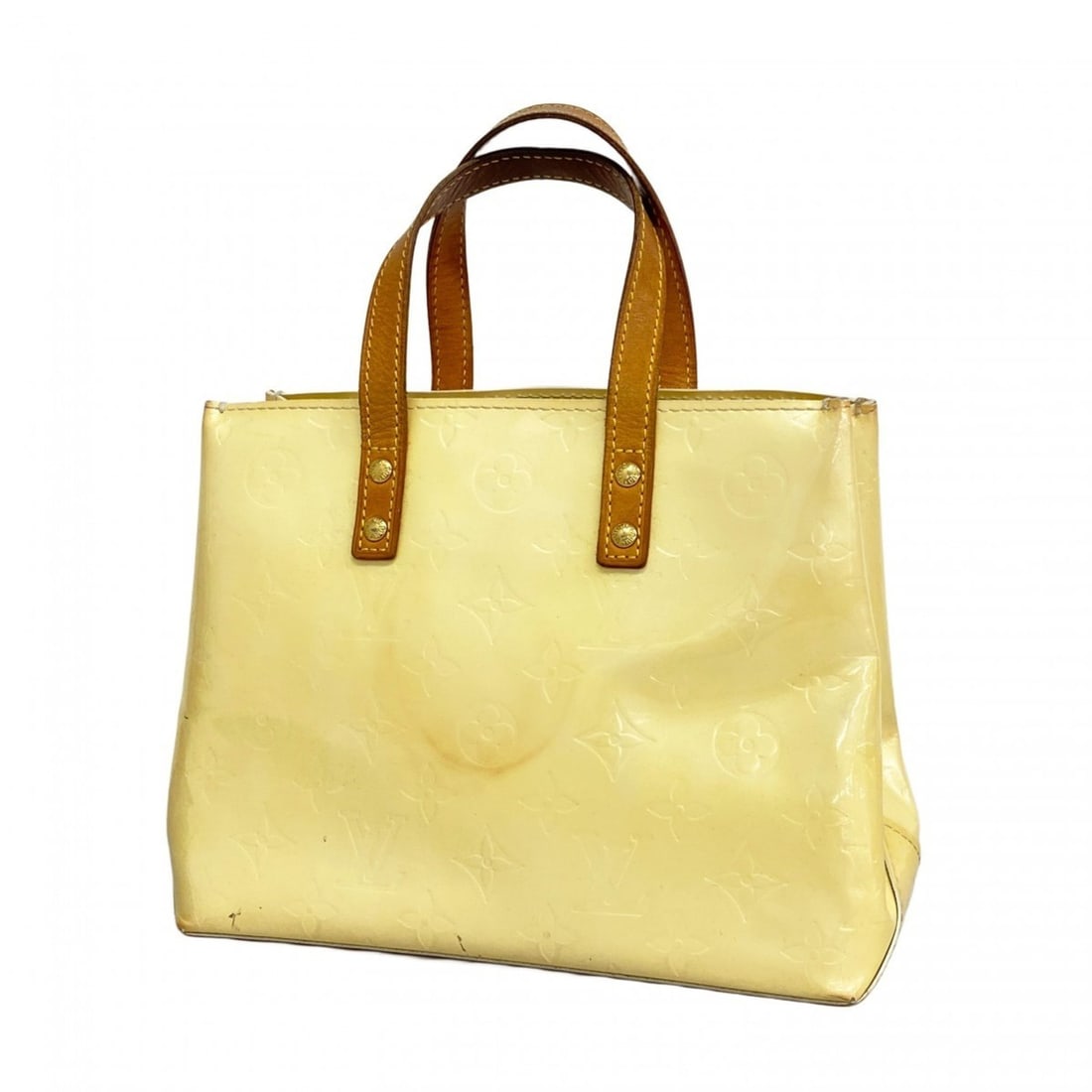 Louis Vuitton Vernis Reed PM Handbag M91336 Pearl Women's: --- Catalog ---Category: SizeSize (HxWxD): 18cm x 22.5cm x 11cm / 7.08'' x 8.85'' x 4.33''Category: DesignType: HandbagColor: PearlGender: WomenCategory: GeneralMPN: M91336Brand: Louis Vuitton--- Item