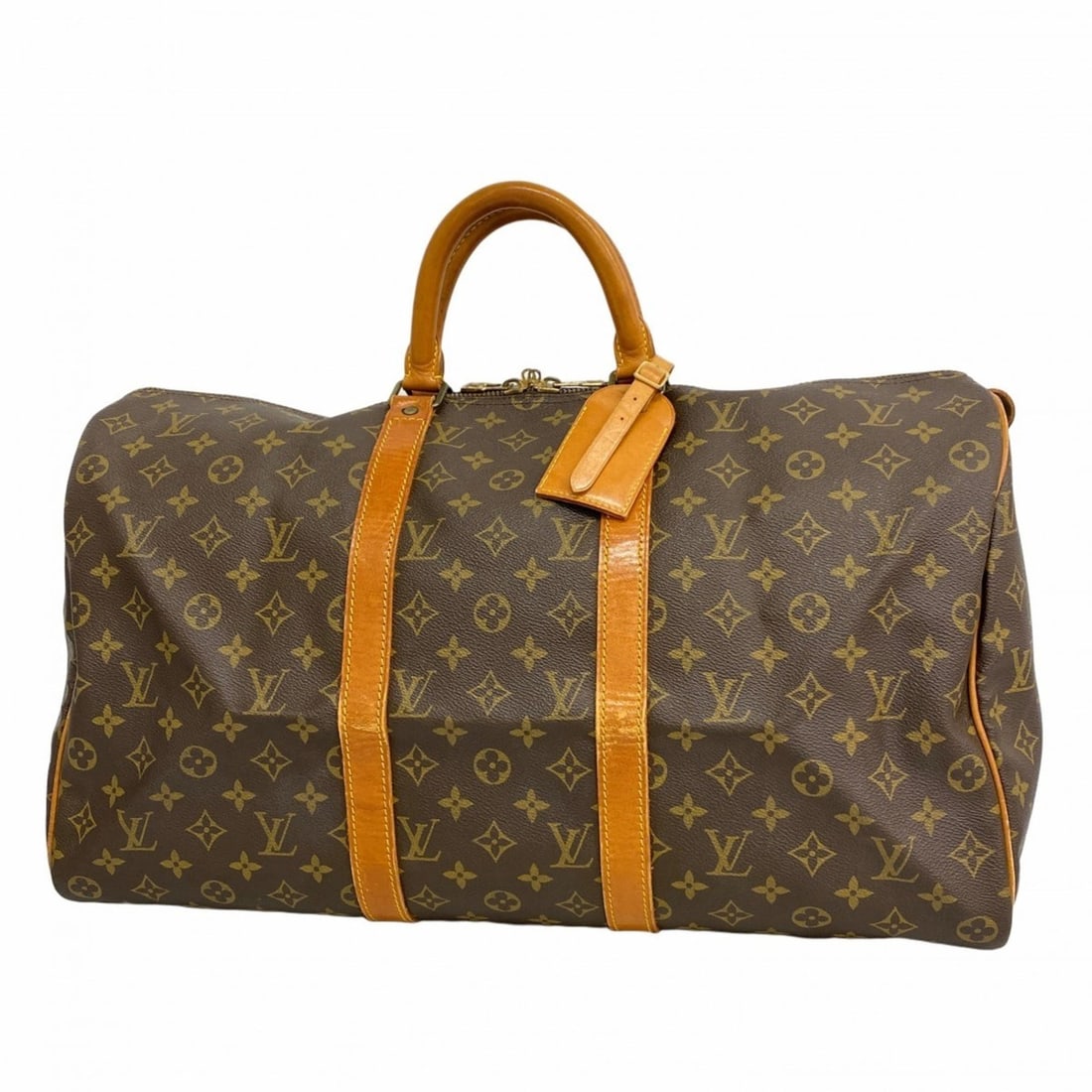 Louis Vuitton Monogram Keepall 50 Boston Bag M41426 Brown Men's and Women's: --- Catalog ---Category: SizeSize (HxWxD): 28.5cm x 51cm x 22cm / 11.22'' x 20.07'' x 8.66''Category: DesignType: Boston bagColor: BrownGender: Men,WomenCategory: GeneralMPN: M41426Brand: Louis Vuitto