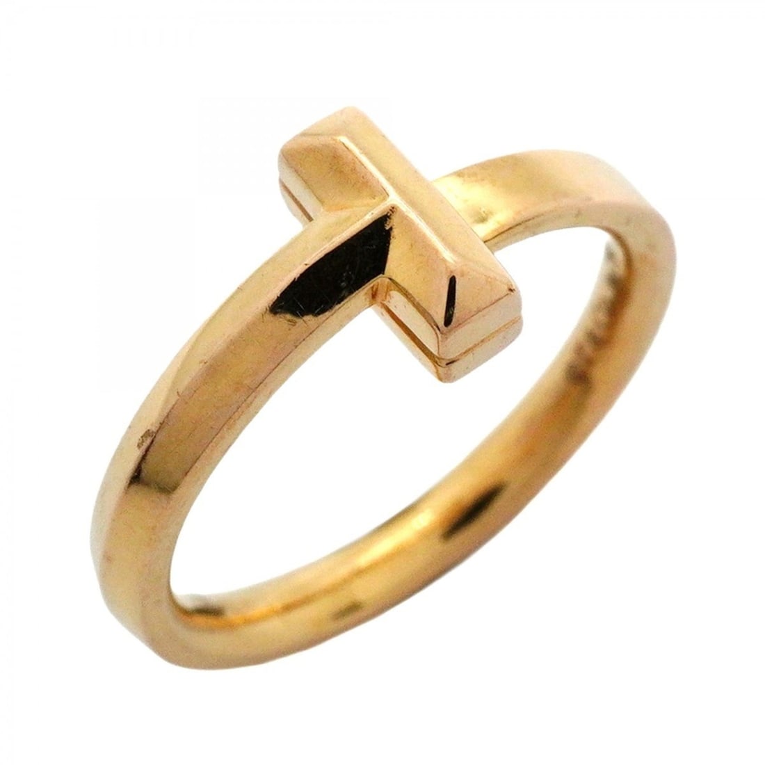 Tiffany T-One ring in 18K pink gold, size 7 for women (1 of 14)