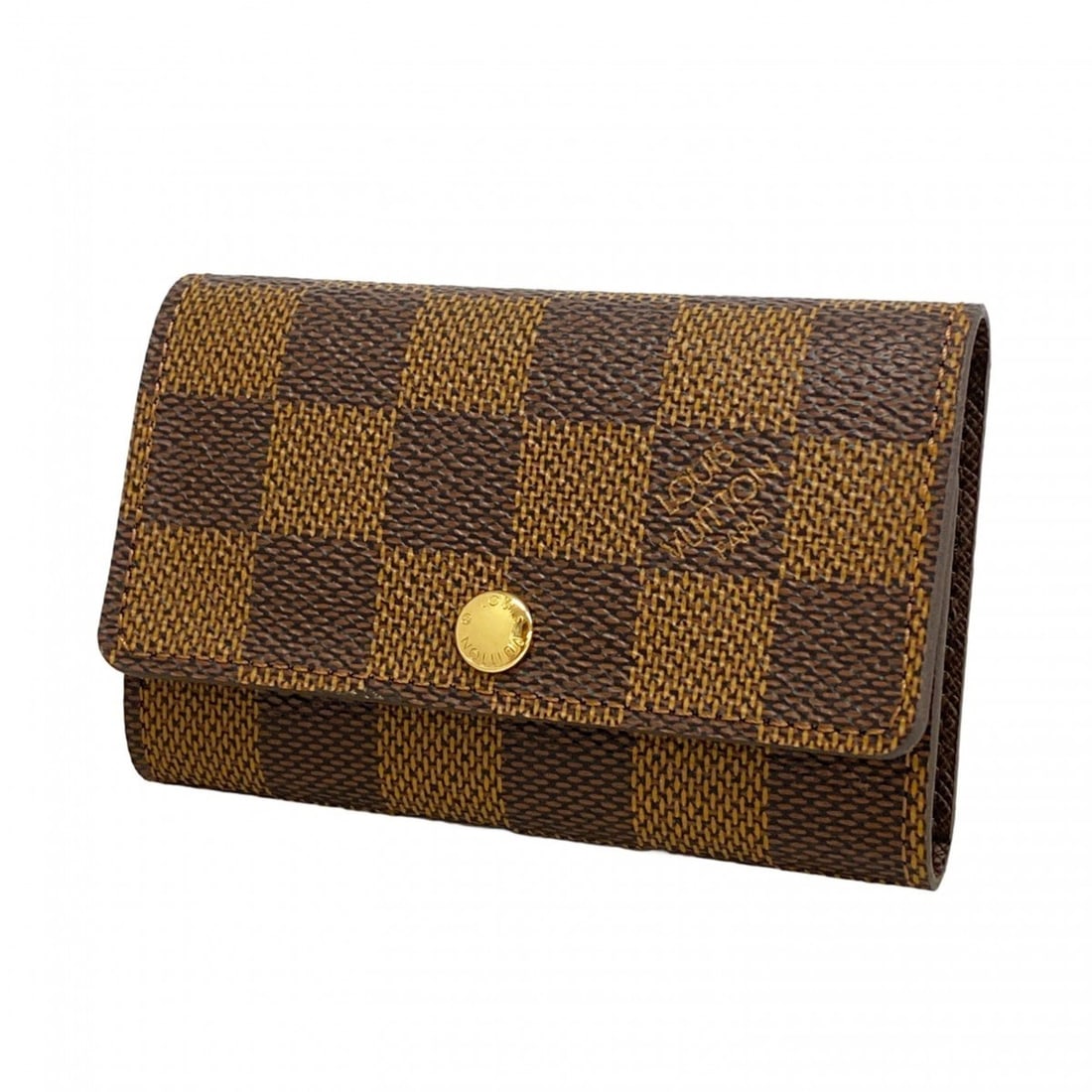 Louis Vuitton Damier Multicle 6 Key Case N62630 Ebene Men's/Women's P2255244: --- Catalog ---Category: DesignType: KeycaseColor: EbeneGender: Men,WomenCategory: GeneralMPN: N62630Brand: Louis VuittonCategory: Physical PropertiesSize (HxWxD): 7cm x 10.5cm x 1.5cm / 2.75'' x 4.13