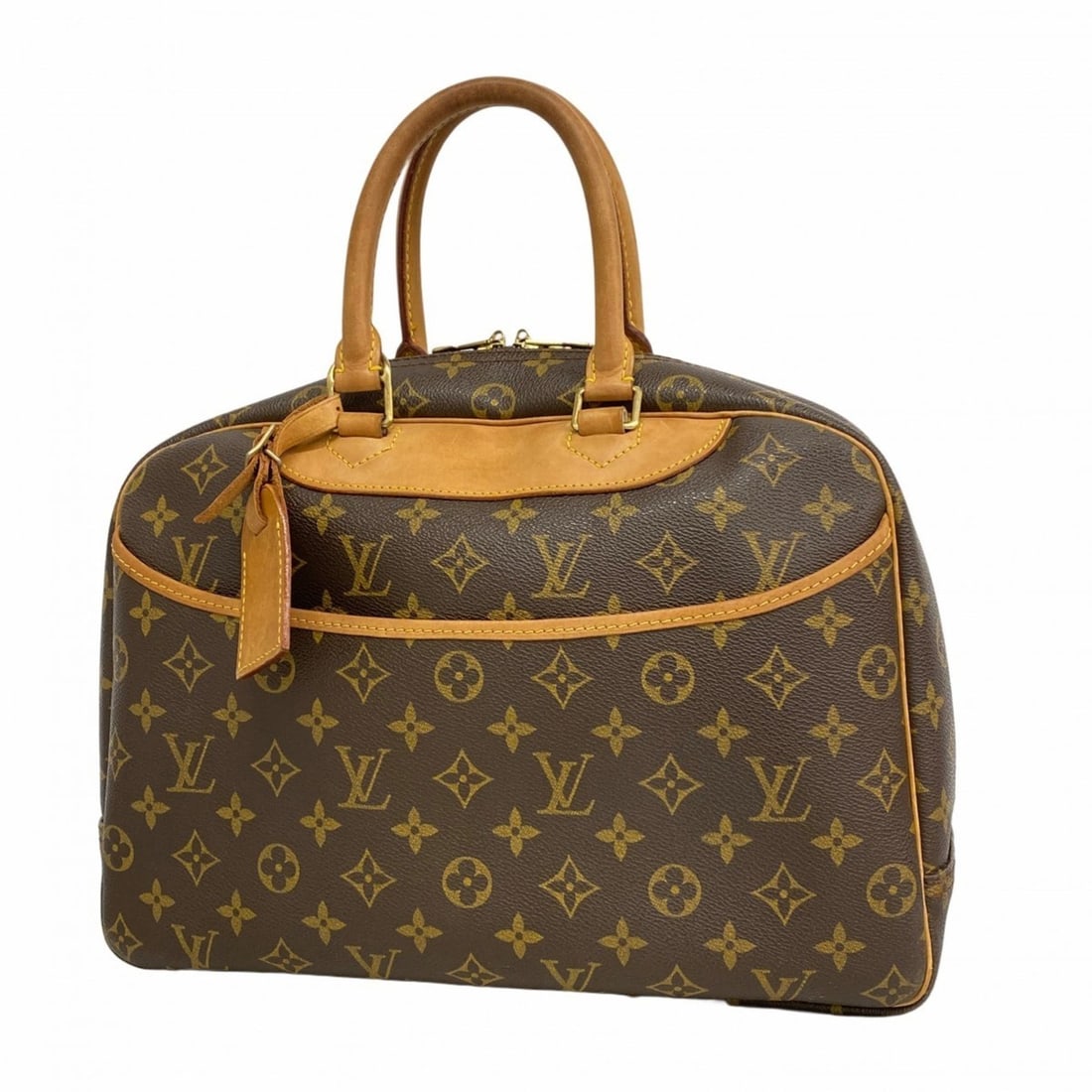 Louis Vuitton Monogram Deauville Handbag M47270 Brown Women's P2194881 (1 of 12)