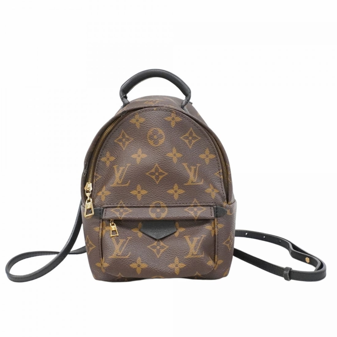 Louis Vuitton Monogram Palm Springs Backpack Mini M41562 in Brown and Black for Women (P2179063): --- Catalog ---Category: SizeSize (HxWxD): 21cm x 15cm x 9cm / 8.26'' x 5.9'' x 3.54''Category: DesignType: BackpackColor: Black, BrownGender: WomenCategory: GeneralMPN: M41562Brand: Louis Vuitton---