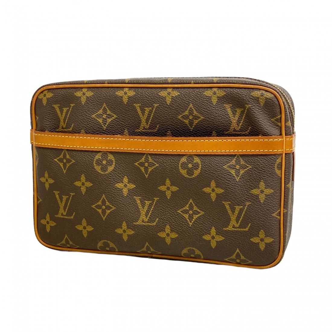 Louis Vuitton Monogram Compiègne 23 Clutch Bag M51847 Brown Men's P2170196 (1 of 20)