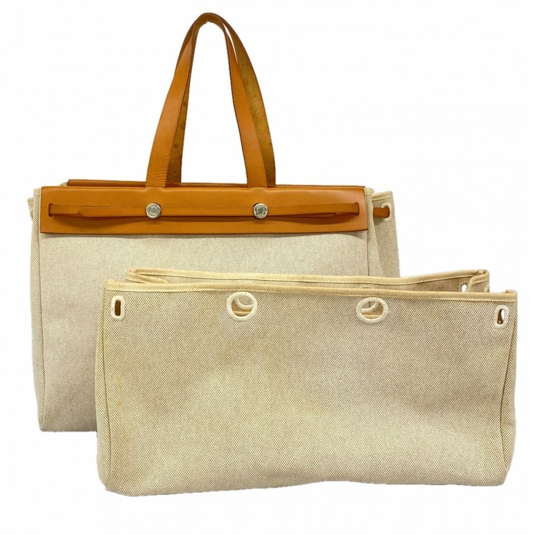 Hermes Hermès Cabas GM Tote Bag in Natural Toile H, Women's, with F Stamp (1 of 16)