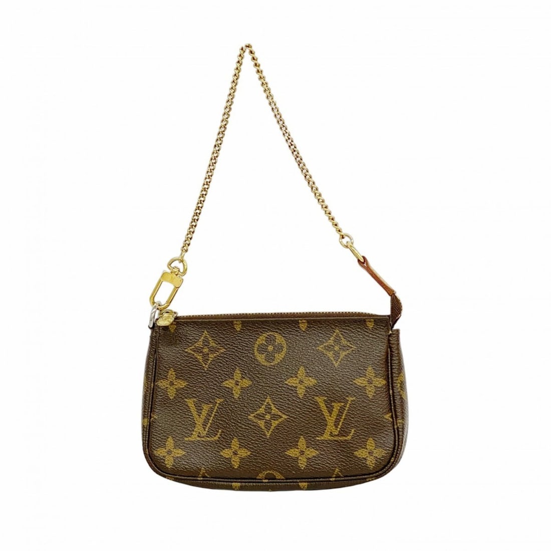 Louis Vuitton Monogram Mini Pochette Accessoires M58009 Brown Women's Bag/Pouch (1 of 16)