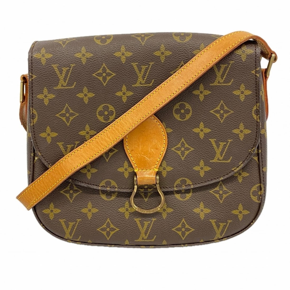 Louis Vuitton Monogram Saint-Cloud GM Shoulder Bag M51242 Brown Women's (1 of 18)