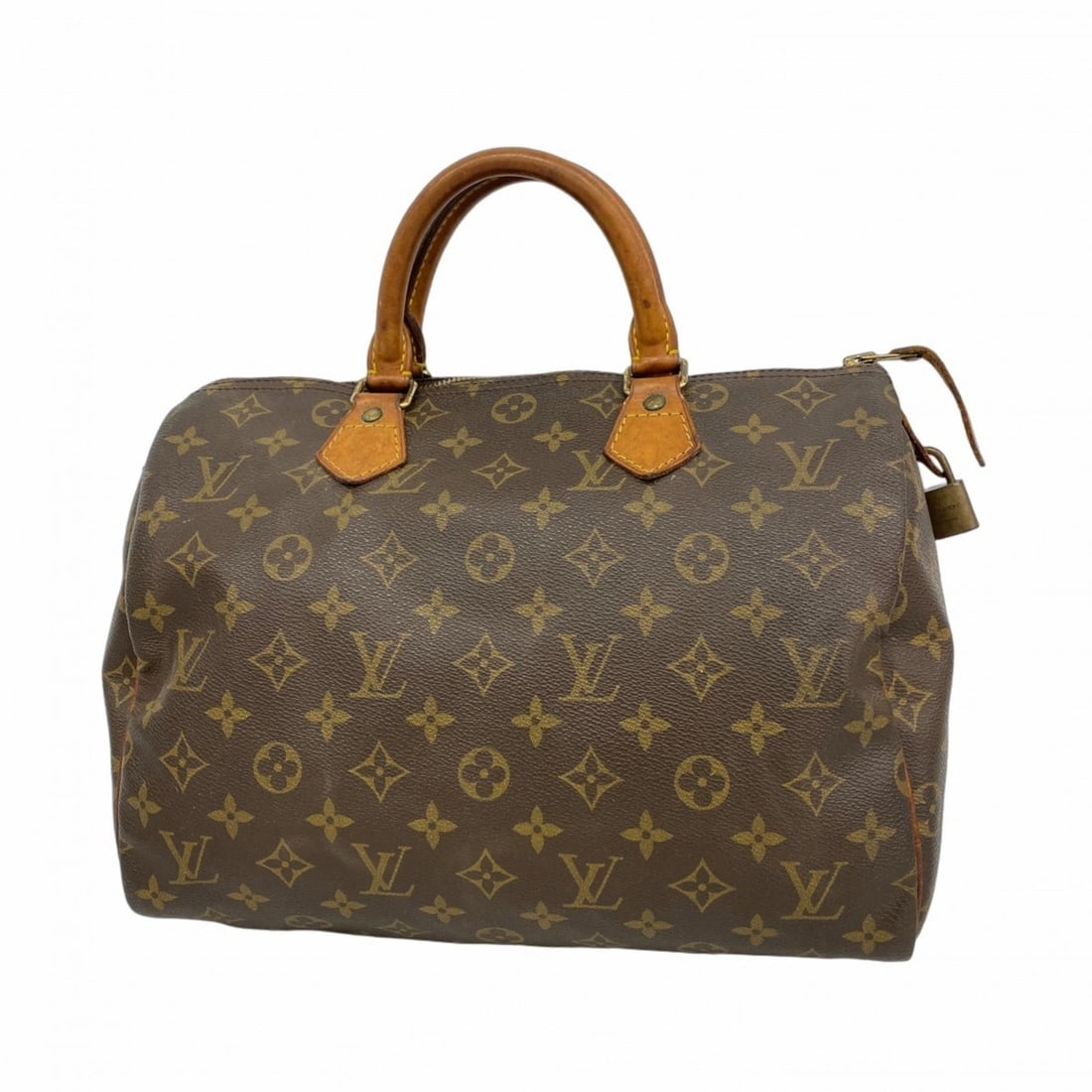 Louis Vuitton Monogram Speedy 30 Handbag M41108 Brown Women's (1 of 14)