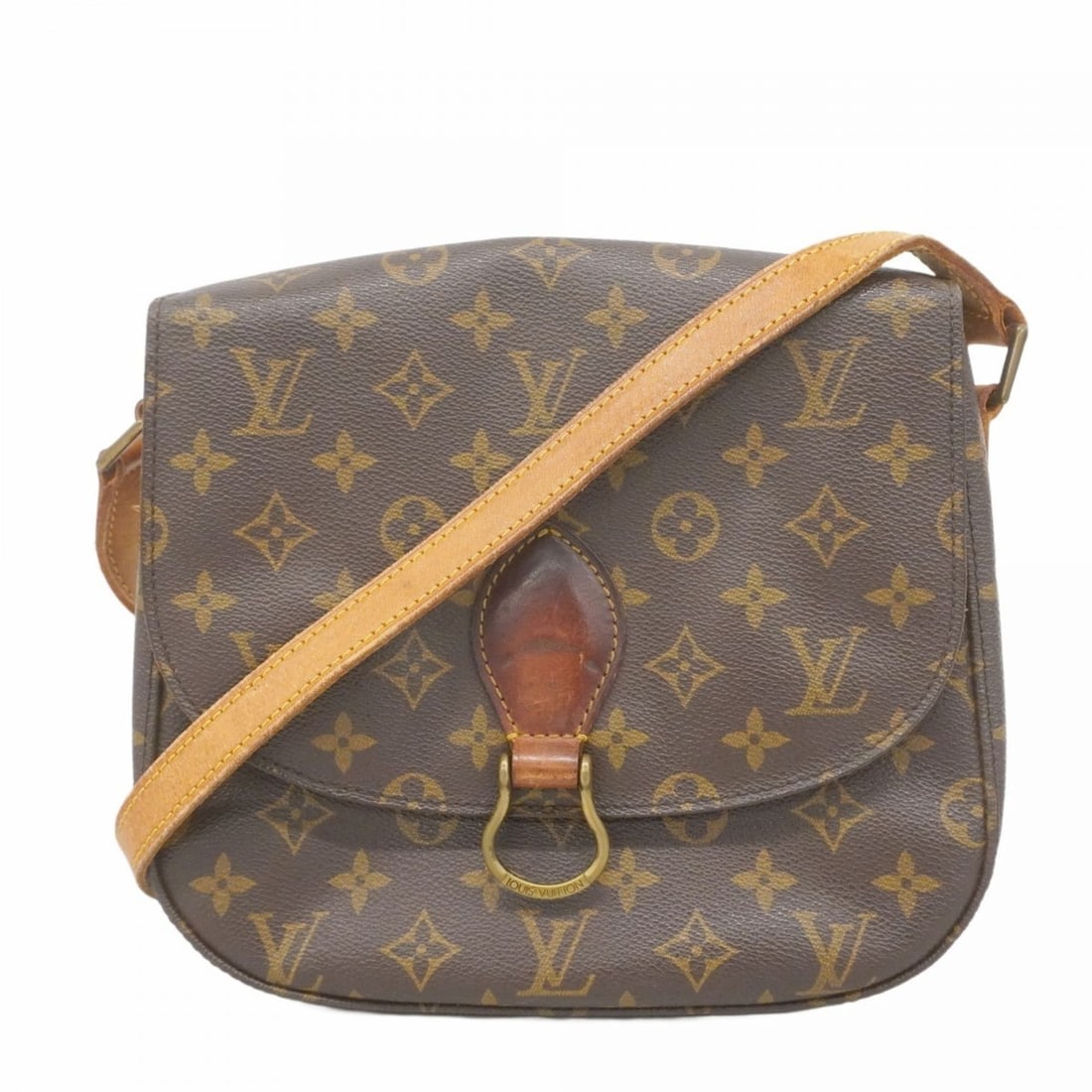 Louis Vuitton Monogram Saint-Cloud GM Shoulder Bag M51242 Brown Women's (1 of 20)