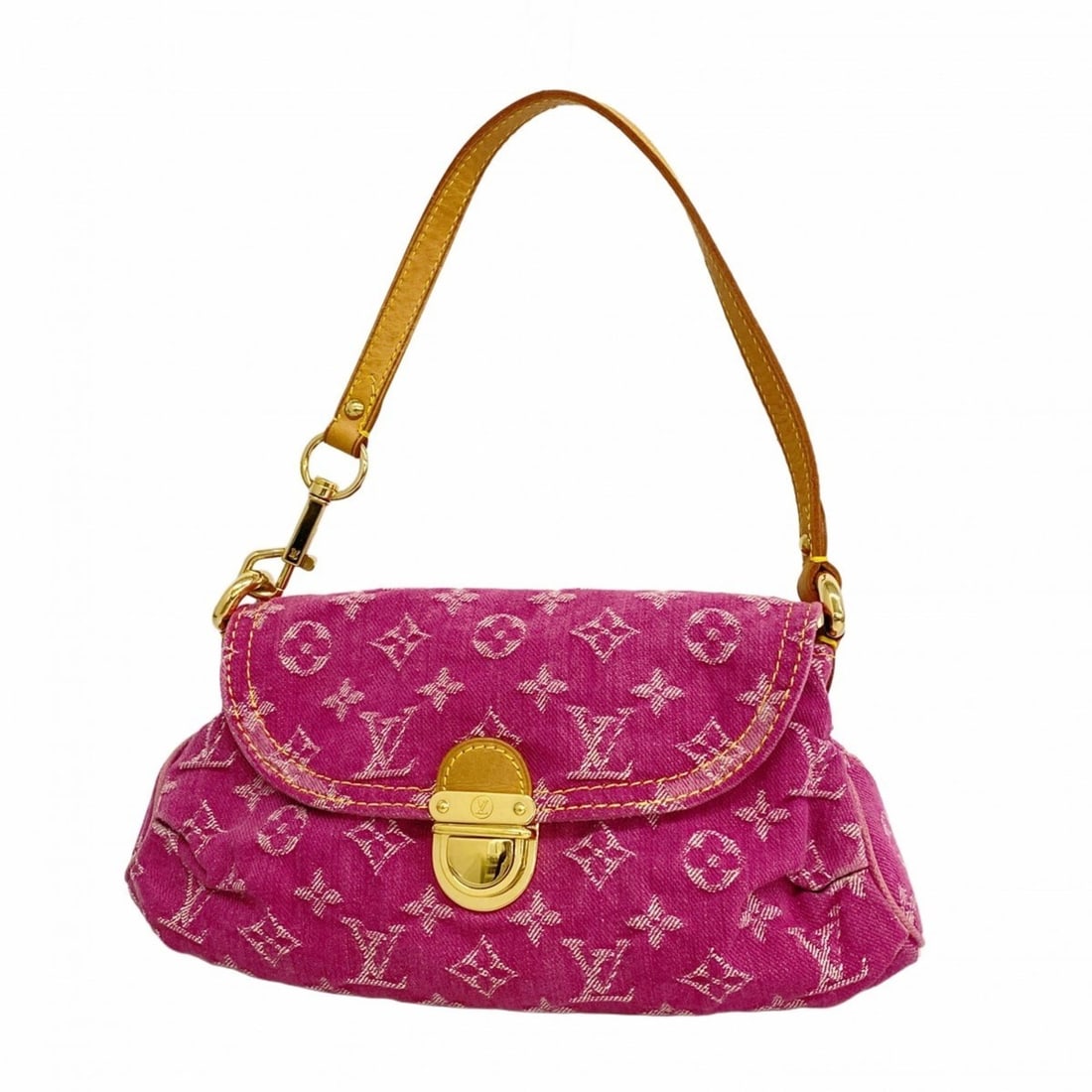 Louis Vuitton Monogram Denim Mini Pretty Handbag M95216 Fuchsia Women's: --- Catalog ---Category: SizeSize (HxWxD): 17.5cm x 29cm x 5cm / 6.88'' x 11.41'' x 1.96''Category: DesignType: HandbagColor: FuchsiaGender: WomenCategory: GeneralMPN: M95216Brand: Louis Vuitton--- It