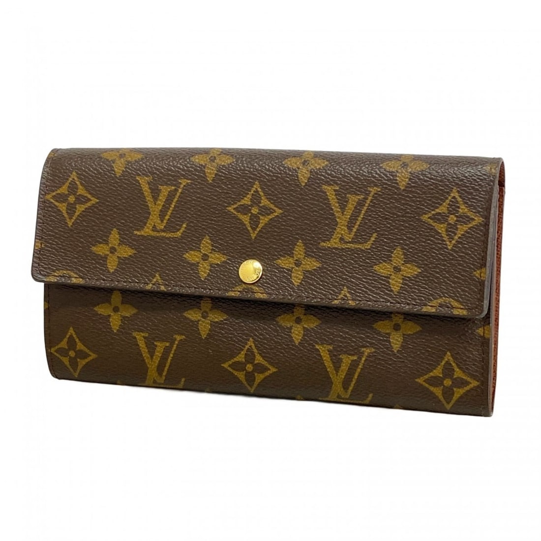 Louis Vuitton Monogram Portefeuille Sarah Long Wallet M61734 Brown Women's (1 of 11)