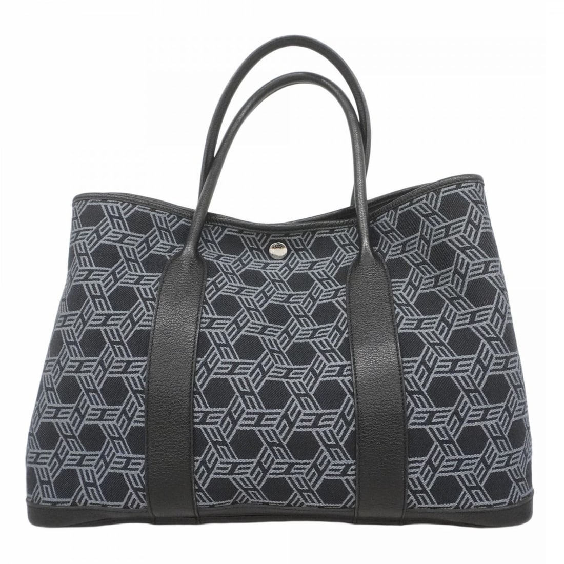 Hermes Hermès Garden PM Tote Bag, Toile Seau H, Black, K Stamp, Women's: --- Catalog ---Category: SizeSize (HxWxD): 25cm x 35cm x 16cm / 9.84'' x 13.77'' x 6.29''Category: DesignType: Tote bagColor: BlackGender: WomenMaterial: Toile so H Hardware Color: SilverCategory: Gen
