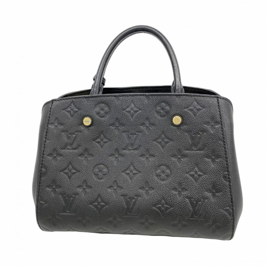 Louis Vuitton Monogram Empreinte Montaigne BB Handbag M41053 Noir Women's: --- Catalog ---Category: SizeSize (HxWxD): 19.5cm x 24cm x 13cm / 7.67'' x 9.44'' x 5.11''Category: DesignType: HandbagColor: NoirGender: WomenCategory: GeneralMPN: M41053Brand: Louis Vuitton--- Item