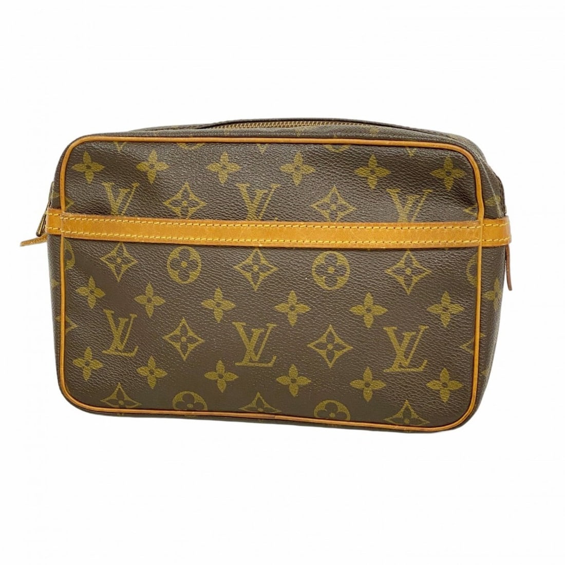 Louis Vuitton Monogram Compiègne 23 Clutch Bag M51847 Brown Men's (1 of 12)