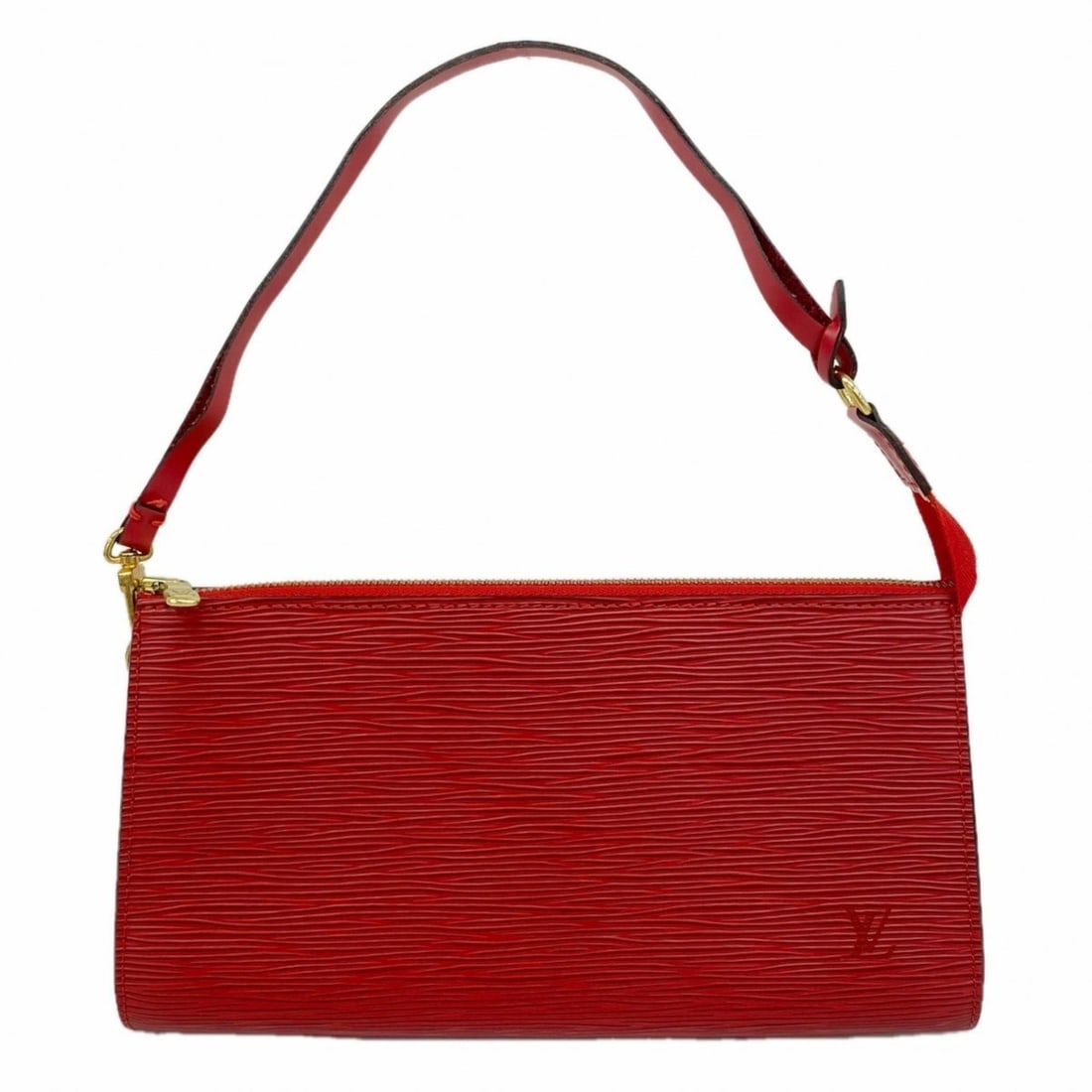 Louis Vuitton Epi Leather Pochette Accessoires M52947 Castilian Red for Women: --- Catalog ---Category: SizeSize (HxWxD): 13cm x 24.5cm x 2.5cm / 5.11'' x 9.64'' x 0.98''Category: DesignType: PouchColor: Castilian redGender: WomenCategory: GeneralMPN: M52947Brand: Louis Vuitton-