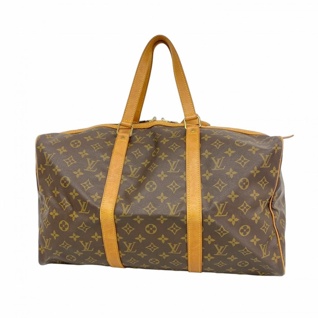 Louis Vuitton Monogram Sax Spool 45 Boston Bag M41624 Brown Men's/Women's: --- Catalog ---Category: SizeSize (HxWxD): 26.5cm x 46cm x 21cm / 10.43'' x 18.11'' x 8.26''Category: DesignType: Boston bagColor: BrownGender: Men,WomenCategory: GeneralMPN: M41624Brand: Louis Vuitto
