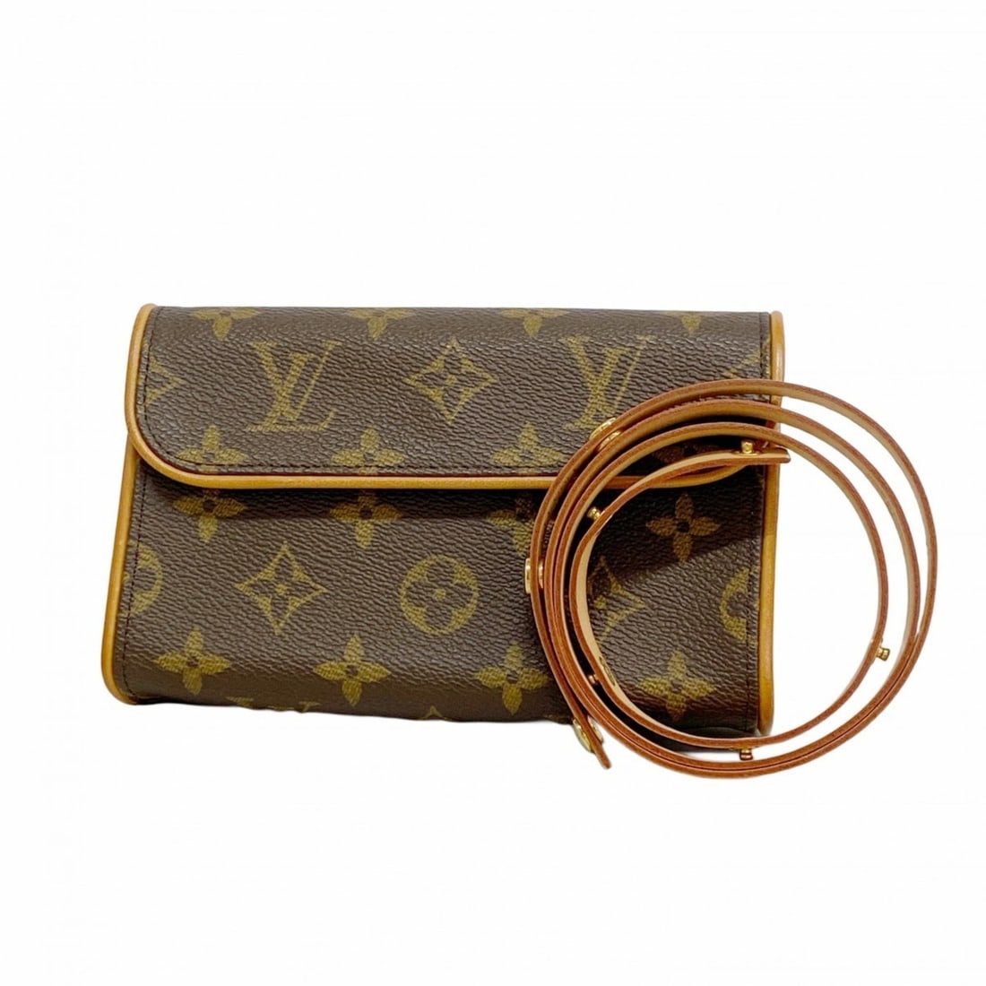 Louis Vuitton Monogram Florentine Pochette M51855, Brown, Women's: --- Catalog ---Category: SizeSize (HxWxD): 10.5cm x 16.5cm x 4cm / 4.13'' x 6.49'' x 1.57''Category: DesignType: Fanny packColor: BrownGender: WomenCategory: GeneralMPN: M51855Brand: Louis Vuitton---