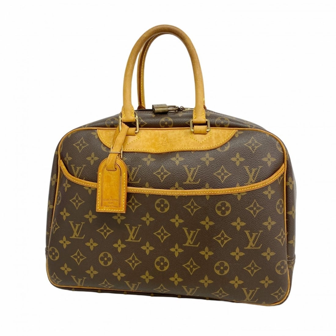 Louis Vuitton Monogram Deauville Handbag M47270 Brown Women's (1 of 13)