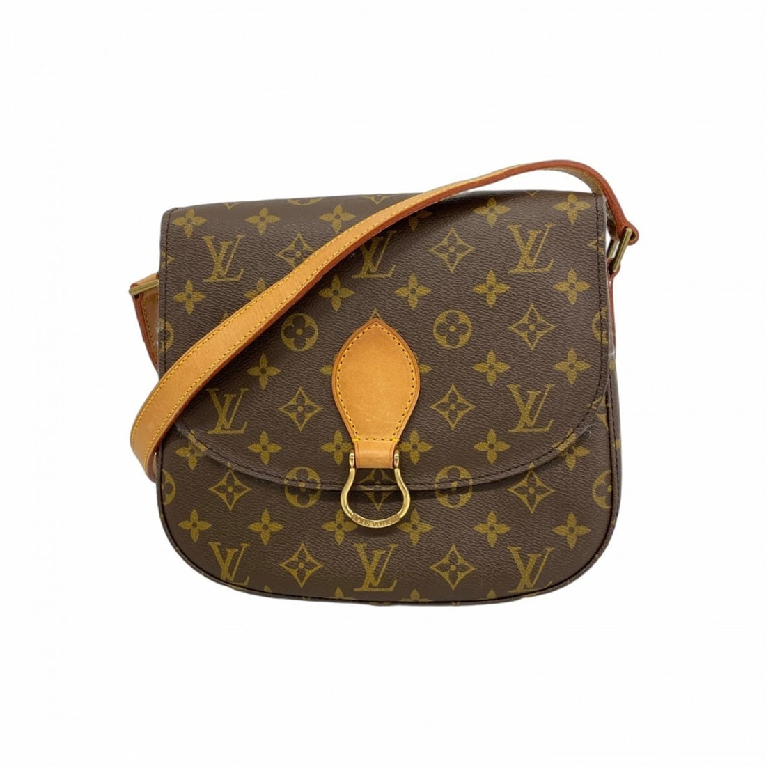 Louis Vuitton Monogram Saint-Cloud GM Shoulder Bag M51242 Brown Women's (1 of 20)