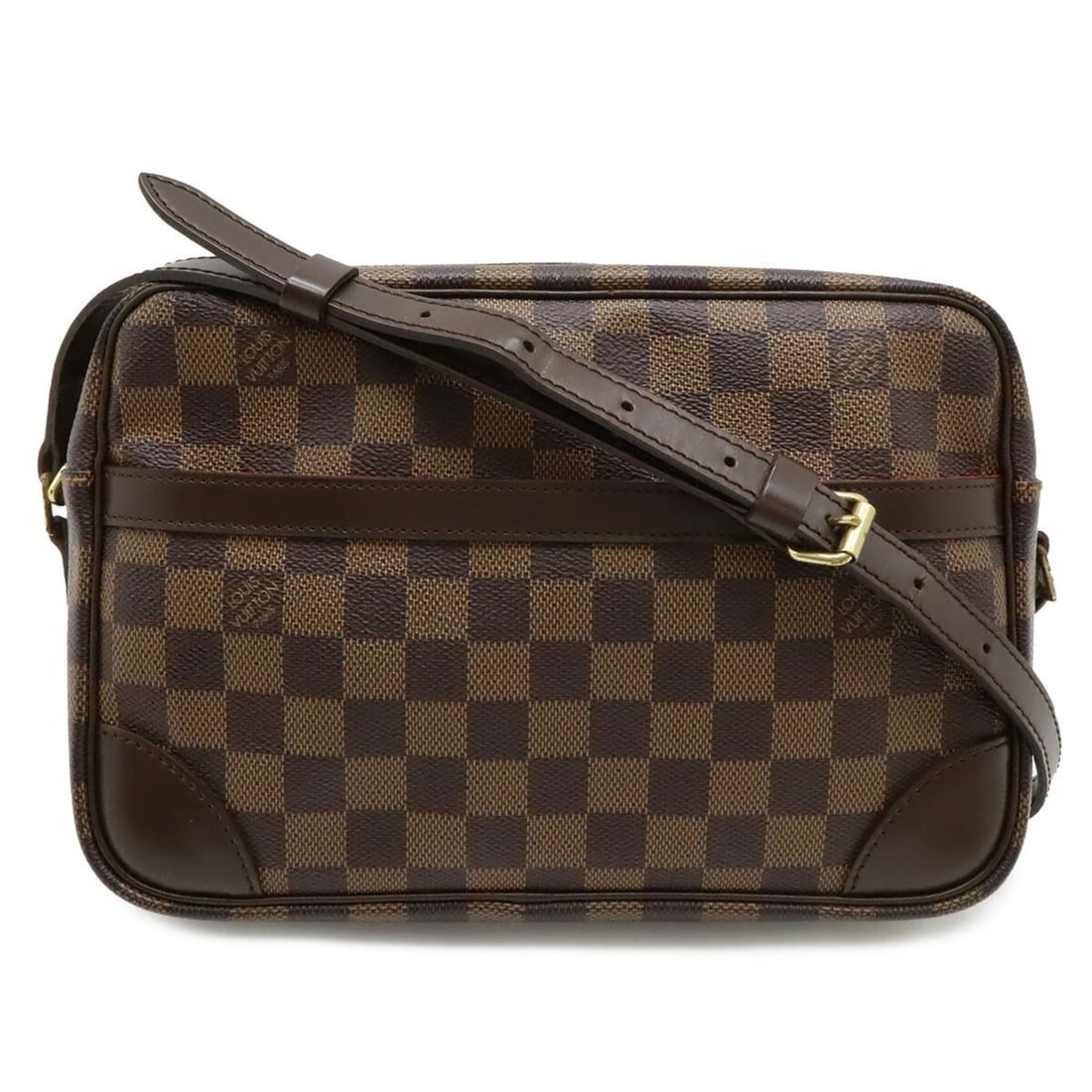 LOUIS VUITTON Damier Trocadero 27 Shoulder Bag (Special Order) N48085: --- Catalog ---Category: SizeSize (HxWxD): 17.5cm x 26.5cm x 7cm / 6.88'' x 10.43'' x 2.75''Category: DesignType: Shoulder bagColor: Brown, Damier CanvasGender: Women,MenMaterial: Damier Canvas , PVC
