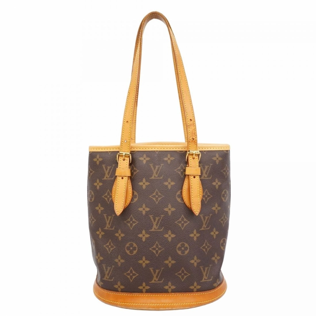 Louis Vuitton Monogram Bucket PM Tote Bag M42238 Brown Women's (1 of 13)