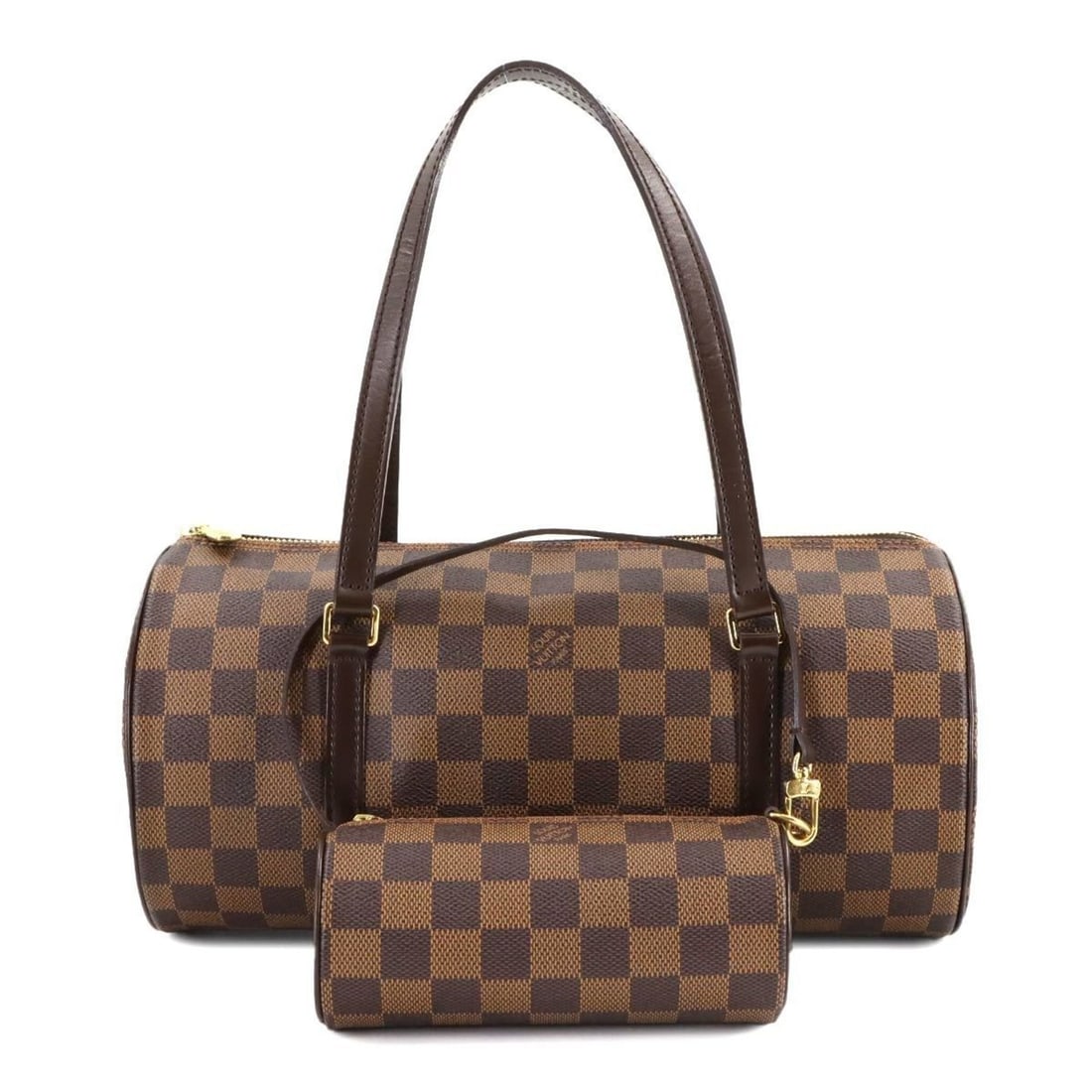 Louis Vuitton Damier Papillon 30 Handbag, Ebene Brown, N51303, Gold Hardware: --- Catalog ---Category: SizeSize (HxWxD): 15cm x 30.5cm x 15cm / 5.9'' x 12'' x 5.9''Category: DesignType: HandbagColor: Brown, Damier Canvas, EbeneGender: WomenMaterial: Damier Canvas Category: Gene