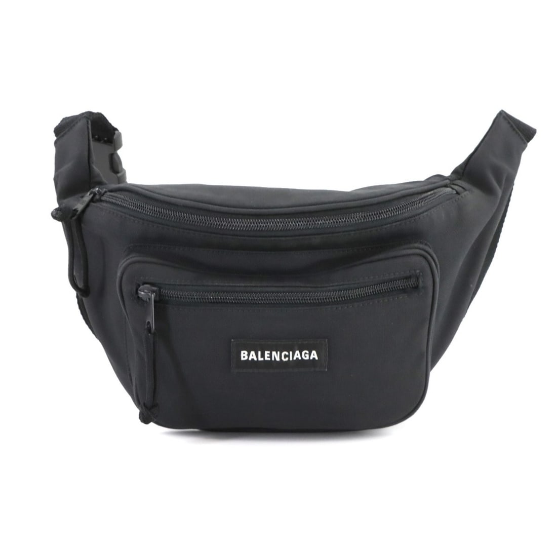 Balenciaga Explorer Belt Bag, Body Waist Nylon, Black, 482389: --- Catalog ---Category: SizeSize (HxWxD): 16cm x 37cm x 4.5cm / 6.29'' x 14.56'' x 1.77''Category: DesignType: Fanny packColor: BlackGender: Women,MenMaterial: Nylon Category: GeneralBrand: Balenciag