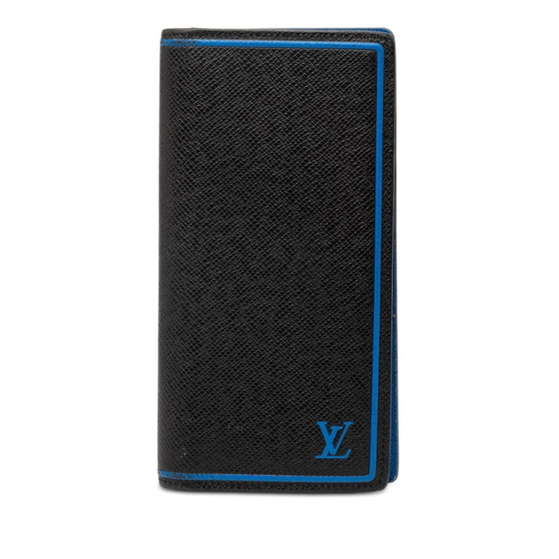Louis Vuitton Taiga Portefeuille Brazza Long Wallet M63300 Black and Blue Leather Men's LOUIS: --- Catalog ---Category: SizeSize (HxWxD): 19cm x 10cm x 2cm / 7.48'' x 3.93'' x 0.78''Category: DesignType: Long wallet (bi-fold)Color: Black, BlueGender: MenMaterial: Leather Category: GeneralMPN: M