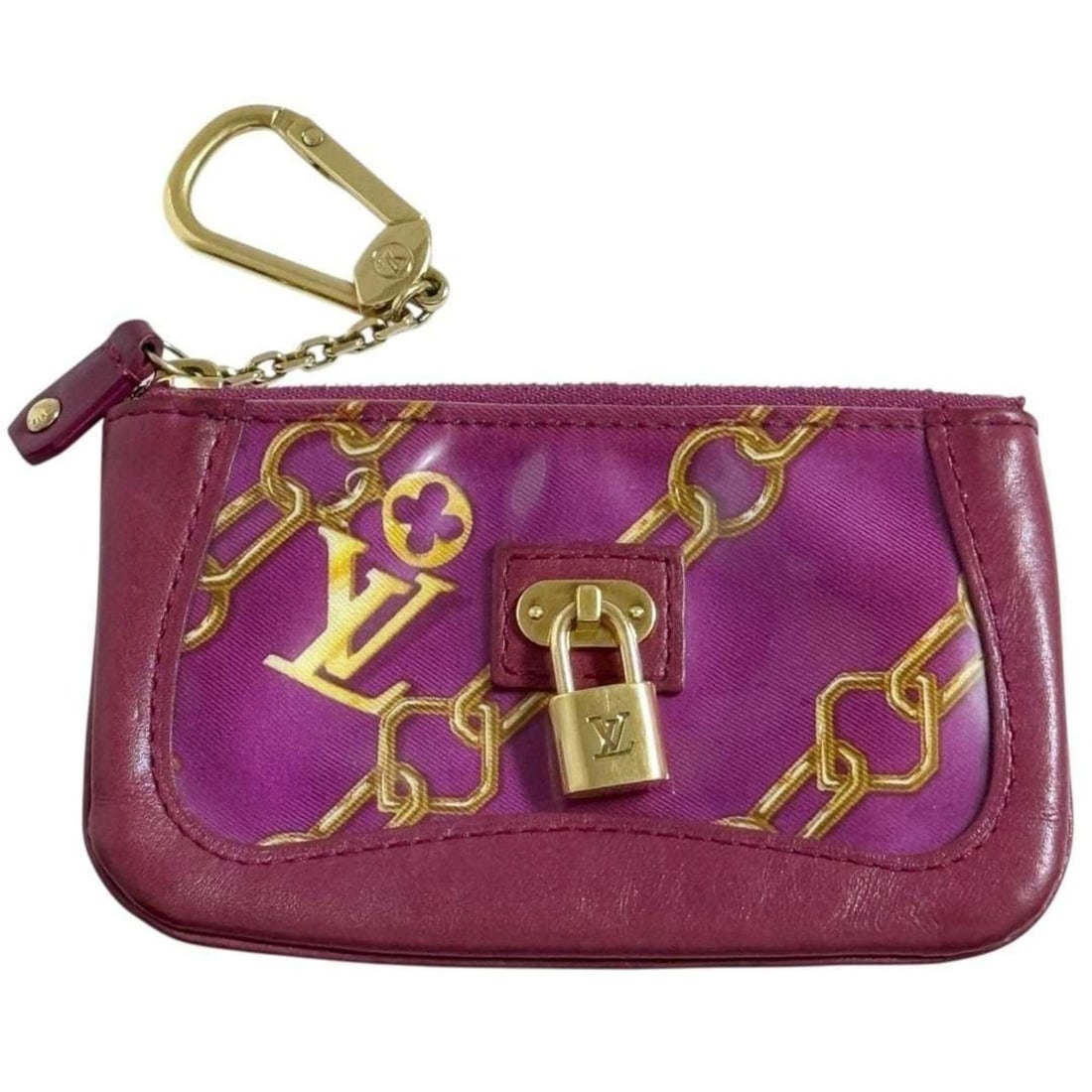 Louis Vuitton key case pouch coin: --- Catalog ---Category: SizeSize (HxWxD): 7.5cm x 12cm / 2.95'' x 4.72''Category: DesignType: Coin purse/coin caseColor: Red color, WineGender: WomenMaterial: Leather Category: GeneralBrand: Louis Vu