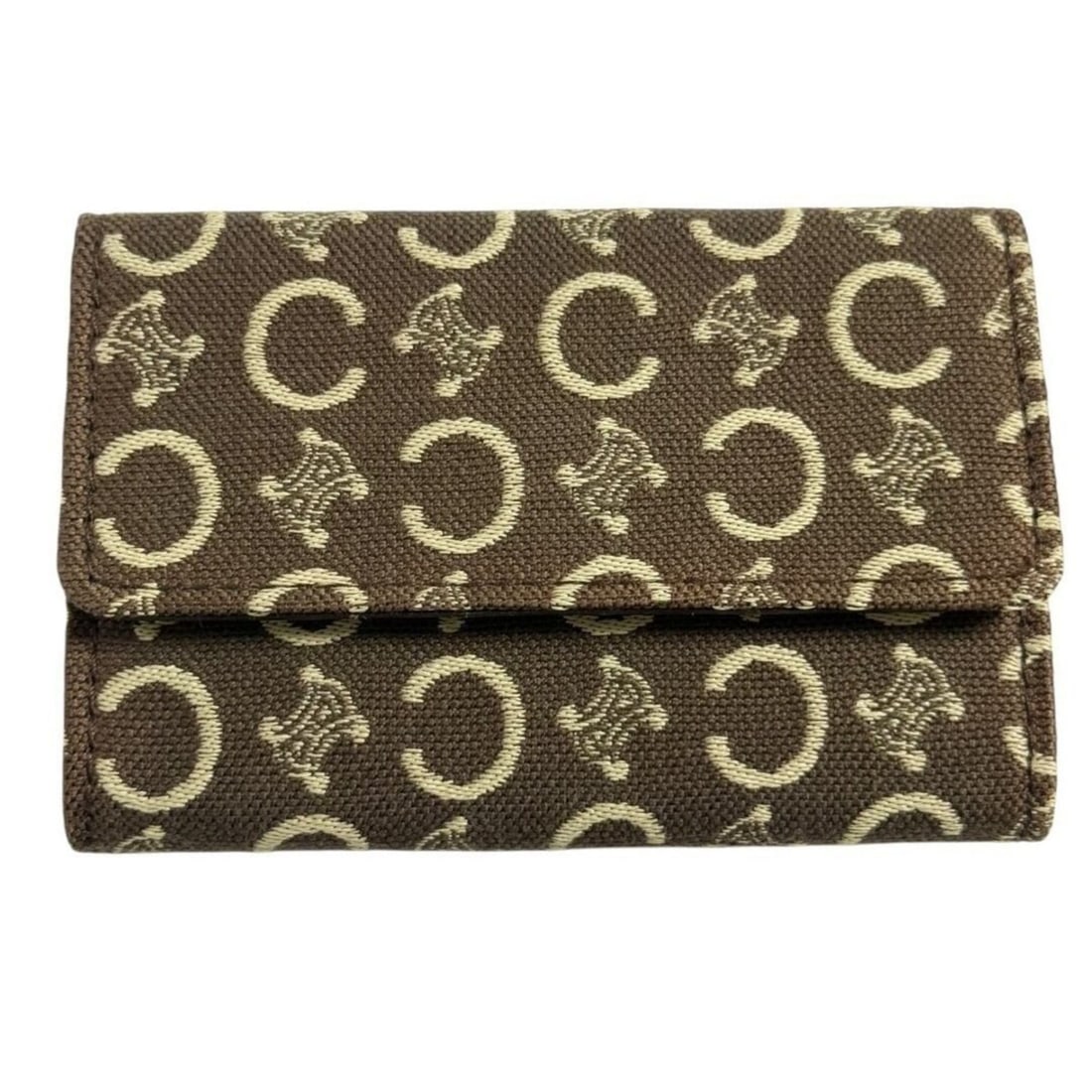 Celine Men's/Women's Key Case/Key Holder Brown: --- Catalog ---Category: DesignType: KeycaseGender: Men,WomenMaterial: Fabric Category: GeneralBrand: CelineCategory: Physical PropertiesSize (HxWxD): 7cm x 10cm / 2.75'' x 3.93''--- Item List ---Sect