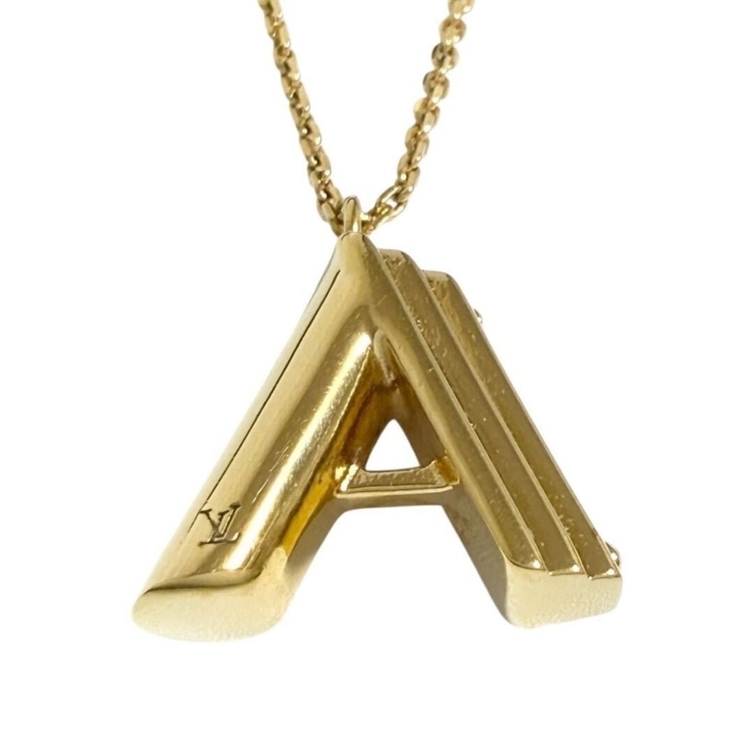 Louis Vuitton Women's Men's Pendant Necklace Initial: --- Catalog ---Category: SizeNeck Circumference: 45 cm - 50 cm / 17.71'' - 19.68''Category: DesignGender: Men,WomenMaterial: MetalNecklace Type: Pendant necklaceCategory: GeneralBrand: Louis VuittonCo