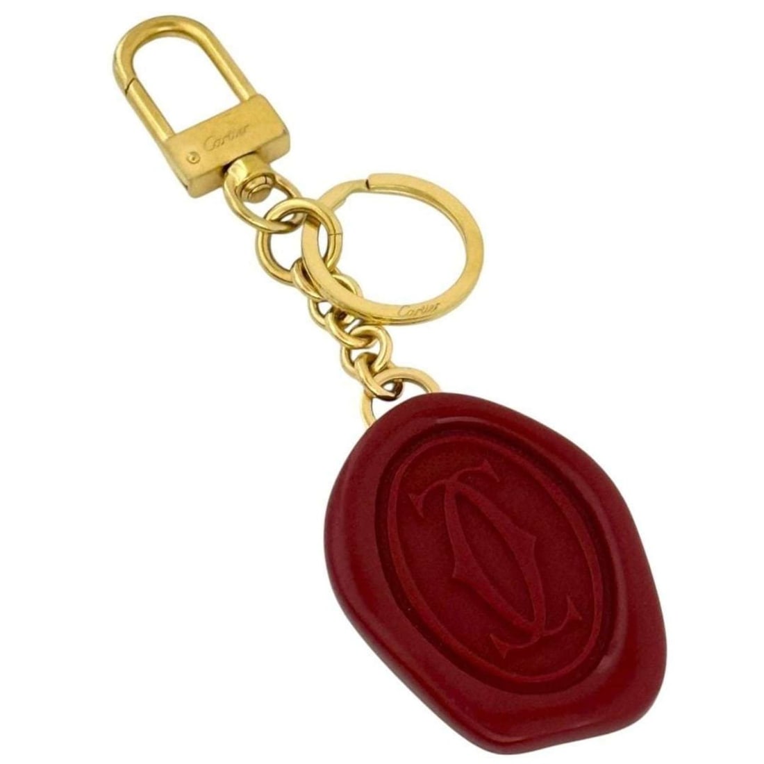 Cartier Diabolo Key Ring, Keychain Charm, Wax Seal (1 of 19)