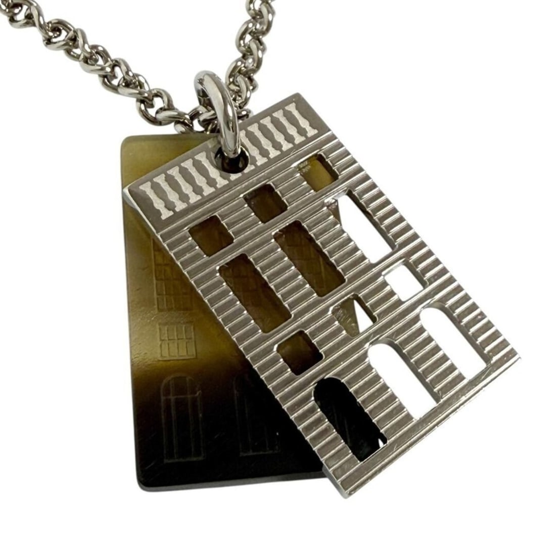 Hermes Hermès Men's Pendant Necklace, Vin Quatre Faubourg, 61cm (1 of 14)