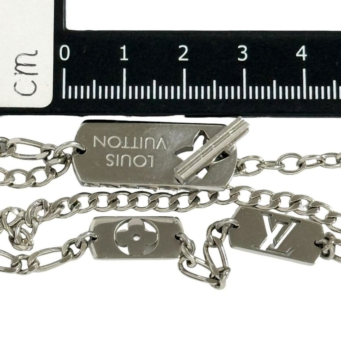 Louis Vuitton Men's Monogram Stack Chain Bracelet - 8