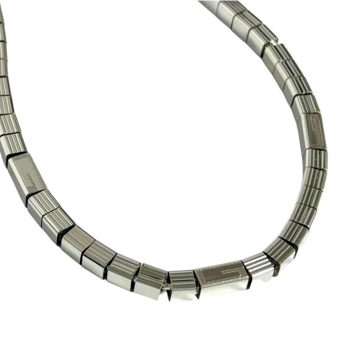 Gucci Men's/Women's Blockchain Necklace in Silver (1 of 10)