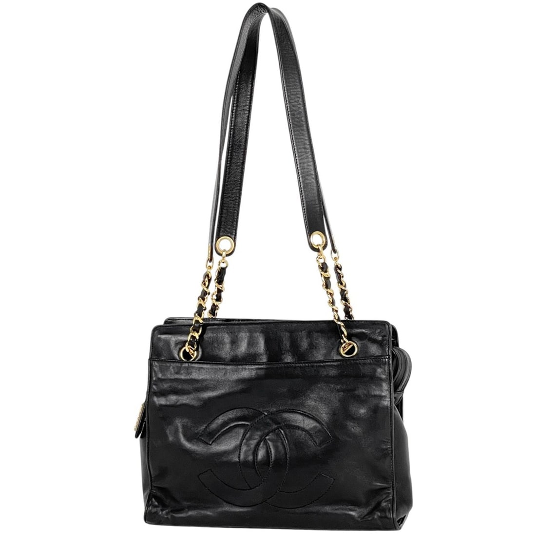 Chanel Coco Mark Chain Tote Bag Shoulder Women's (1 of 14)