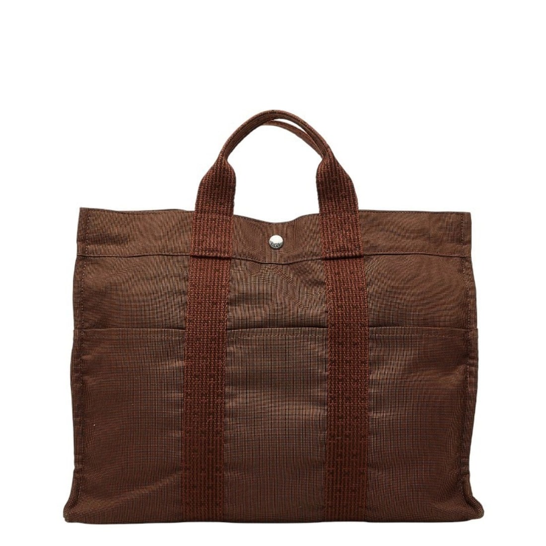 Hermès Air Line Tote MM Bag Handbag Brown Canvas Women's HERMES (1 of 9)