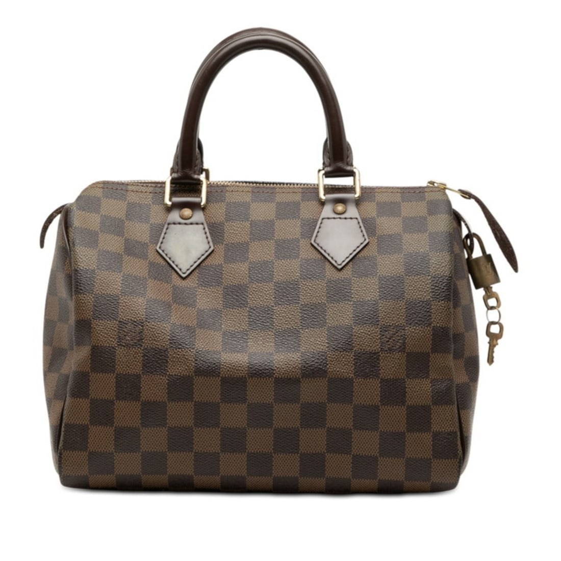 Louis Vuitton Damier Speedy 25 Mini Boston Bag Handbag N41352 Brown Leather Women's LOUIS VUITTON: --- Catalog ---Category: SizeSize (HxWxD): 18cm x 25cm x 14cm / 7.08'' x 9.84'' x 5.51''Category: DesignType: Boston bag, HandbagColor: BrownGender: WomenMaterial: PVC , Leather Category: GeneralMPN:
