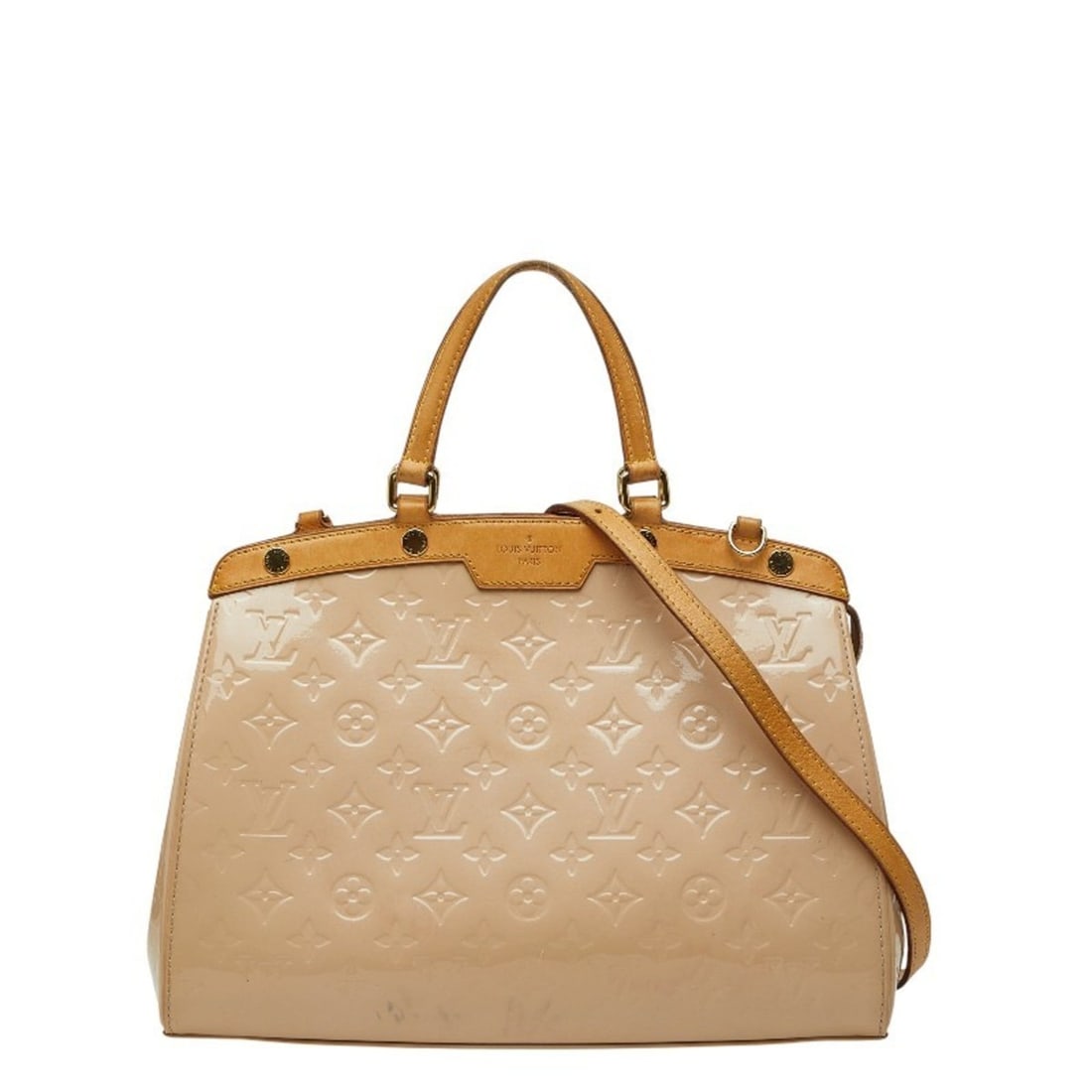 Louis Vuitton Monogram Vernis Blair MM Handbag/Shoulder Bag, 2-Way, M90068, Rose Angelique, Beige (1 of 16)