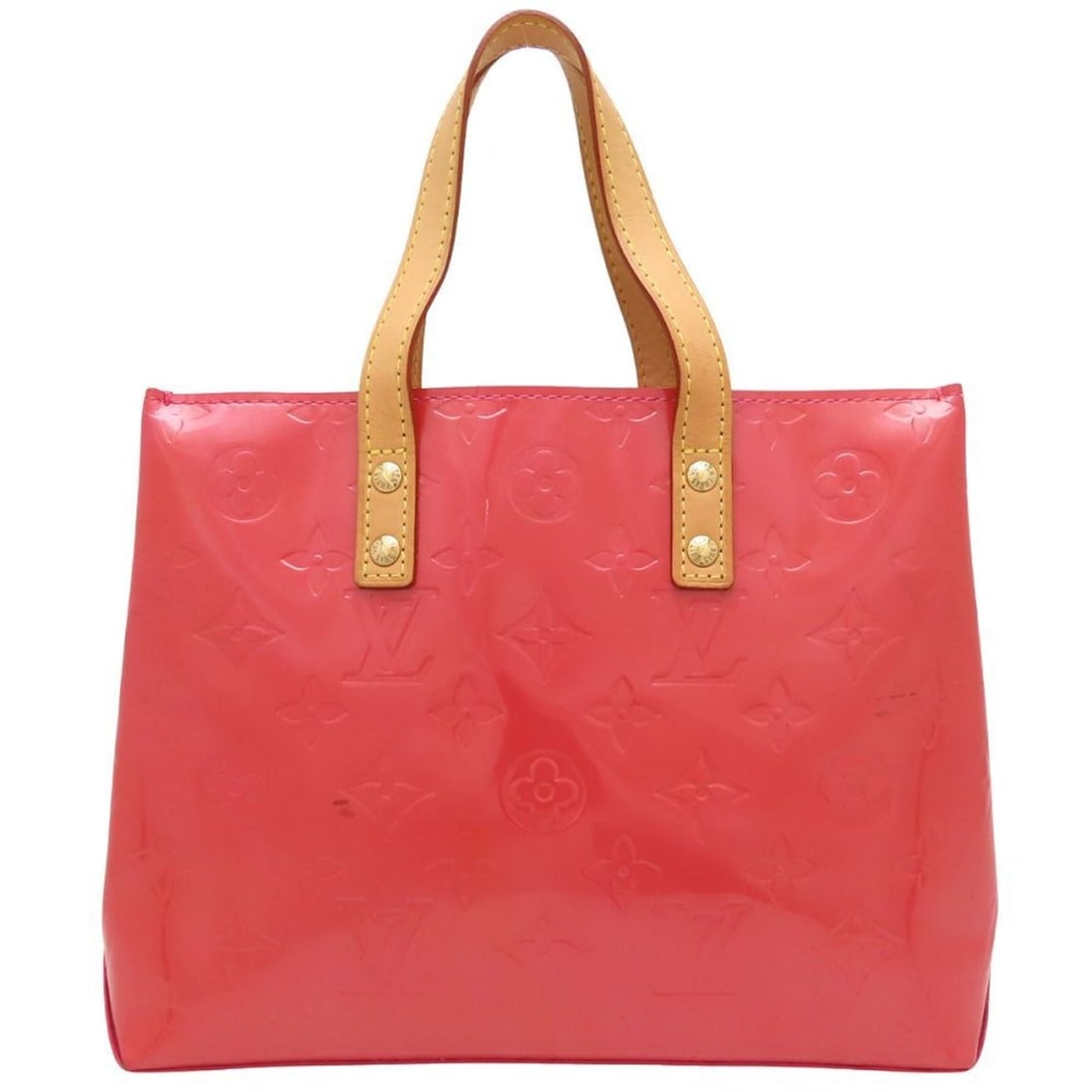 LOUIS VUITTON Vernis Reed PM M91221 Handbag, Fuchsia Pink, Women's, 353070: --- Catalog ---Category: SizeSize (HxWxD): 18cm x 22cm x 10cm / 7.08'' x 8.66'' x 3.93''Category: DesignType: HandbagColor: Fuchsia pinkGender: WomenMaterial: Patent leather Category: GeneralMPN: M912
