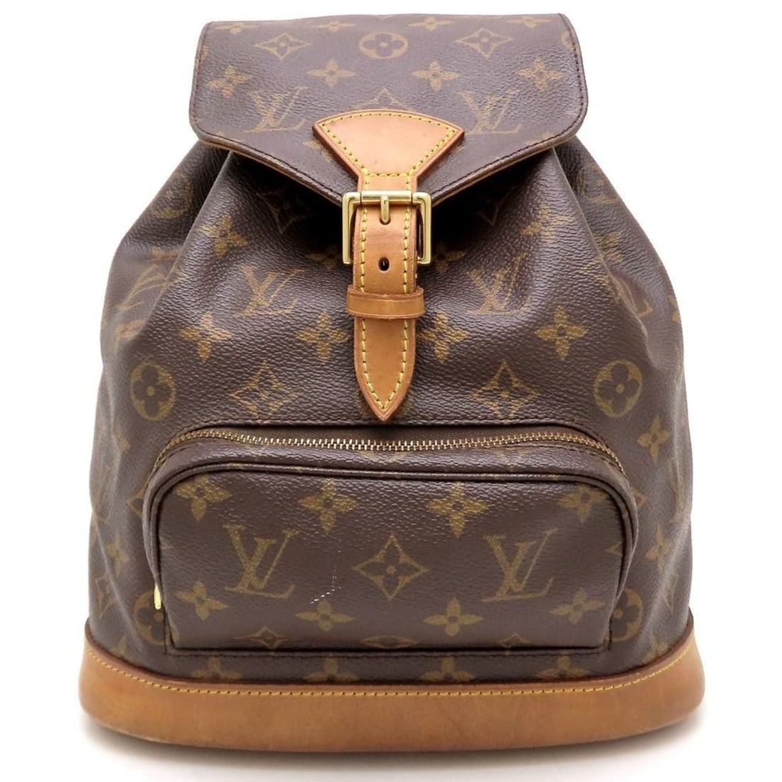 LOUIS VUITTON Monogram Montsouris MM M51136 Backpack, Brown, Women's, 353077 (1 of 11)