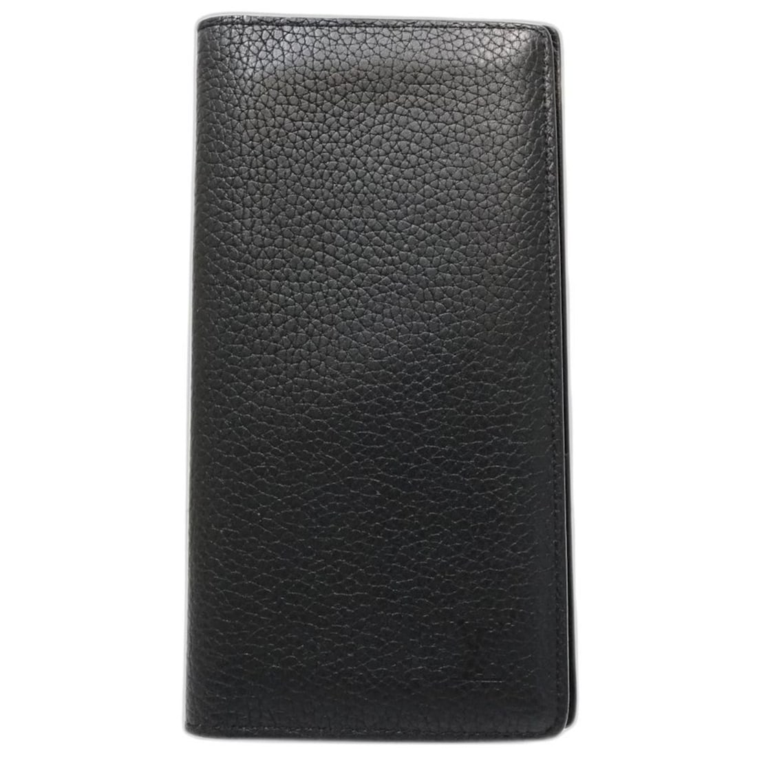 LOUIS VUITTON Louis Vuitton Long Wallet M58192 Portefeuille Brazza Noir Men's 181903 (1 of 10)