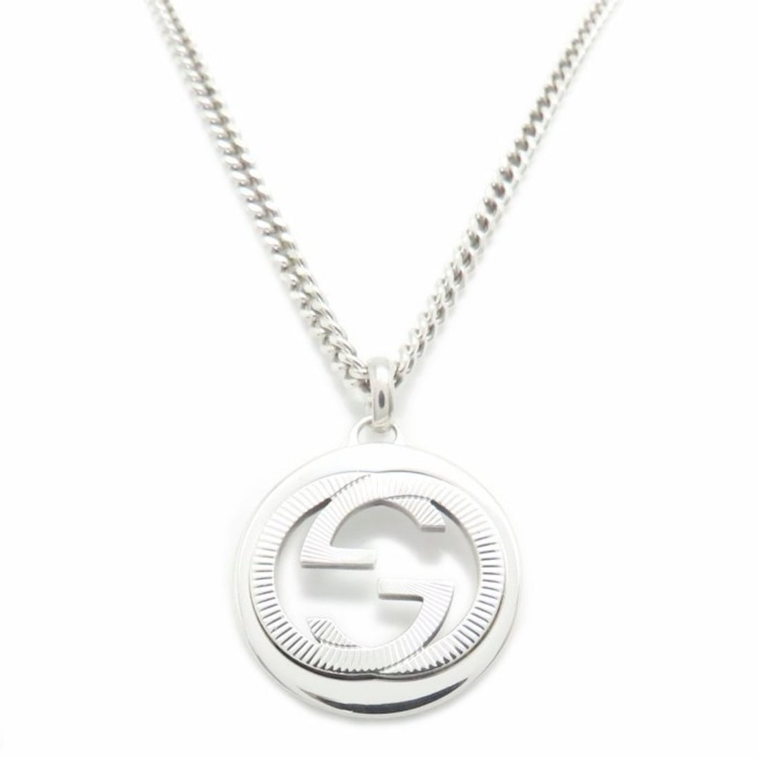 GUCCI Interlocking G Necklace in SV925 for Women, 294913 (1 of 13)