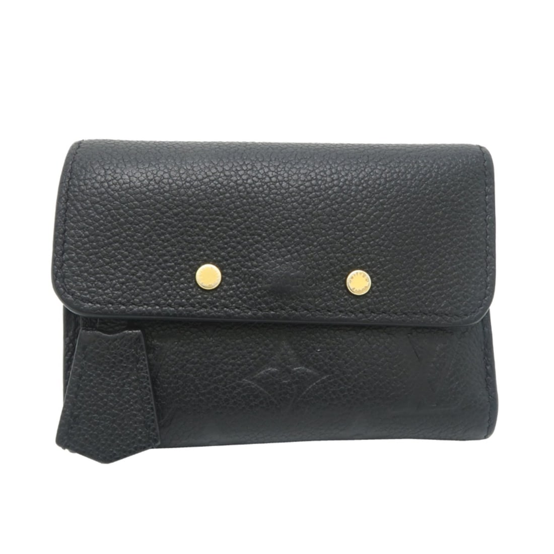 Louis Vuitton Portefeuille Pont Neuf Compact Women's Tri-fold Wallet M62184 Monogram Empreinte Noir: --- Catalog ---Category: SizeSize (HxWxD): 8.5cm x 12cm x 2.5cm / 3.34'' x 4.72'' x 0.98''Category: DesignType: Wallet (tri-fold)Color: Black, NoirGender: WomenMaterial: Monogram Empreinte Category: G